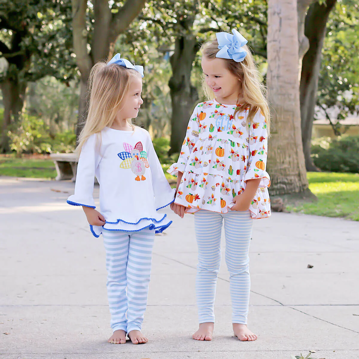 Thanksgiving Feast Print Callie Legging Set - Image 4