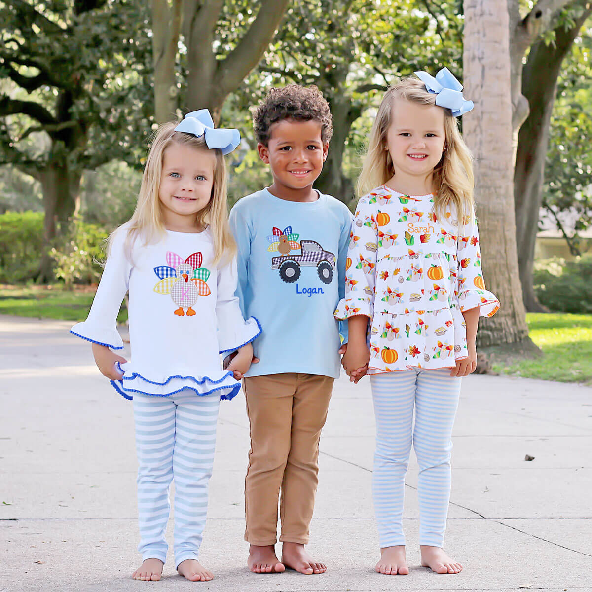 Thanksgiving Feast Print Callie Legging Set - Image 5