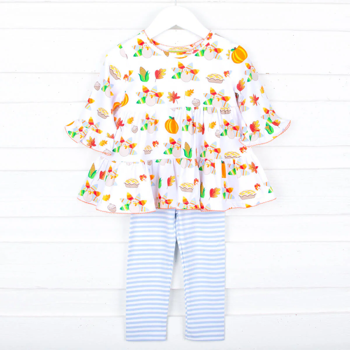 Thanksgiving Feast Print Callie Legging Set - Image 6