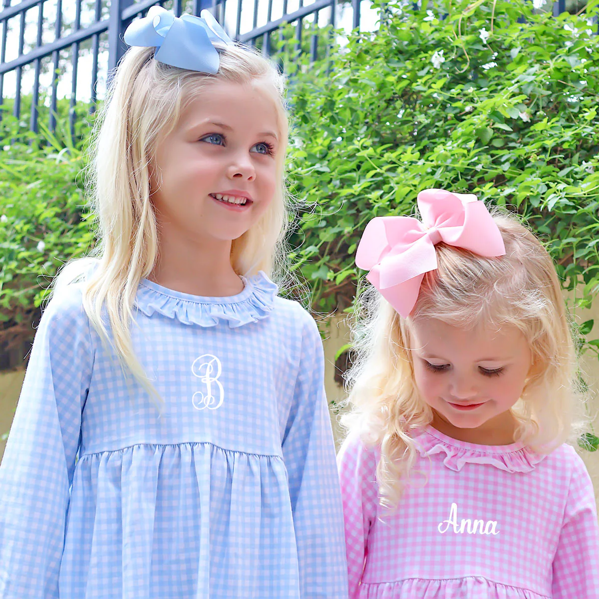 Light Blue Gingham Eden Dress - Image 4