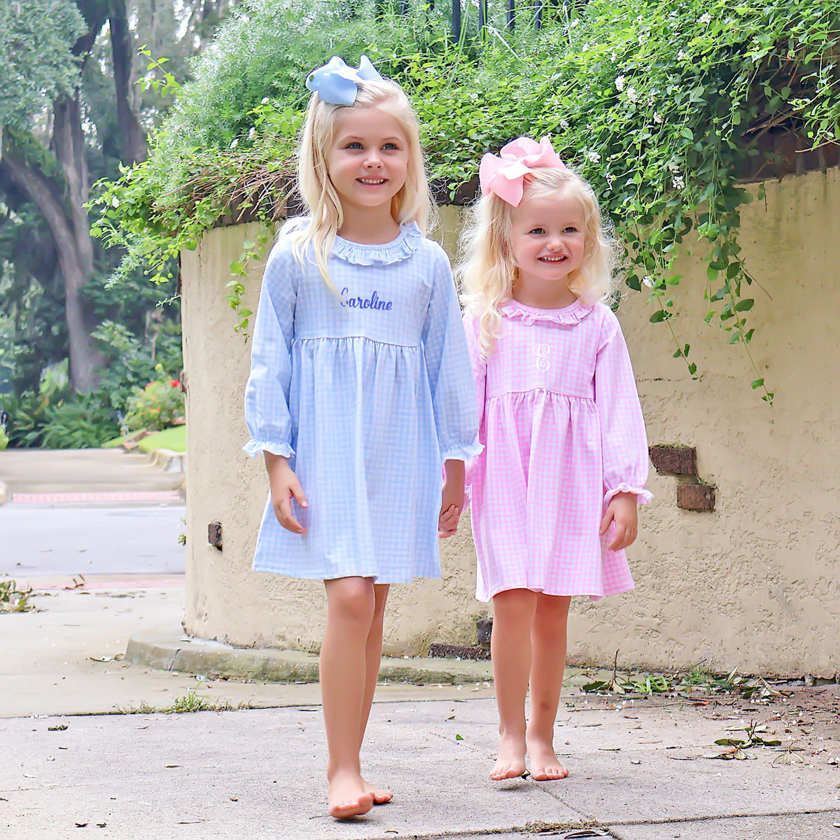 Light Blue Gingham Eden Dress - Image 6