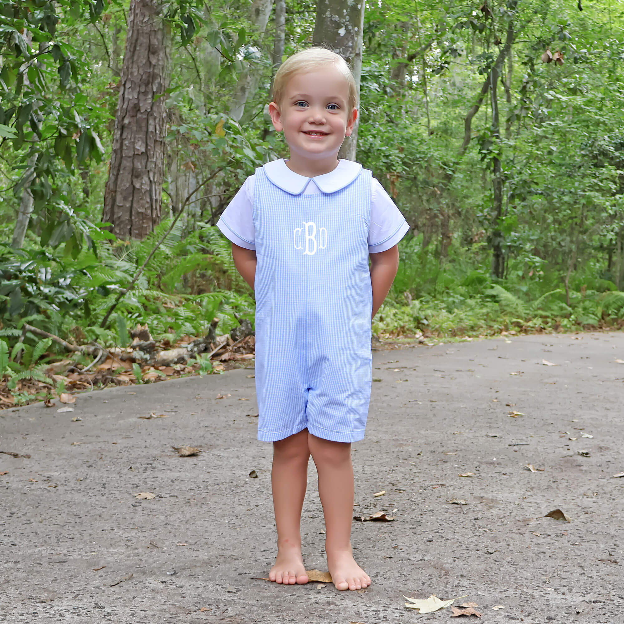 Gingham Jon Jon Light Blue - Image 2