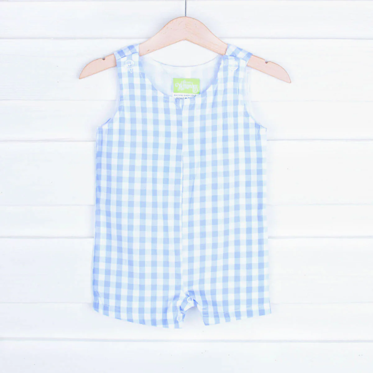 Light Blue Jon Jon Gingham - Image 2