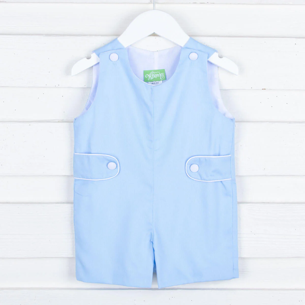 Light Blue Pique Jon Jon - Image 2