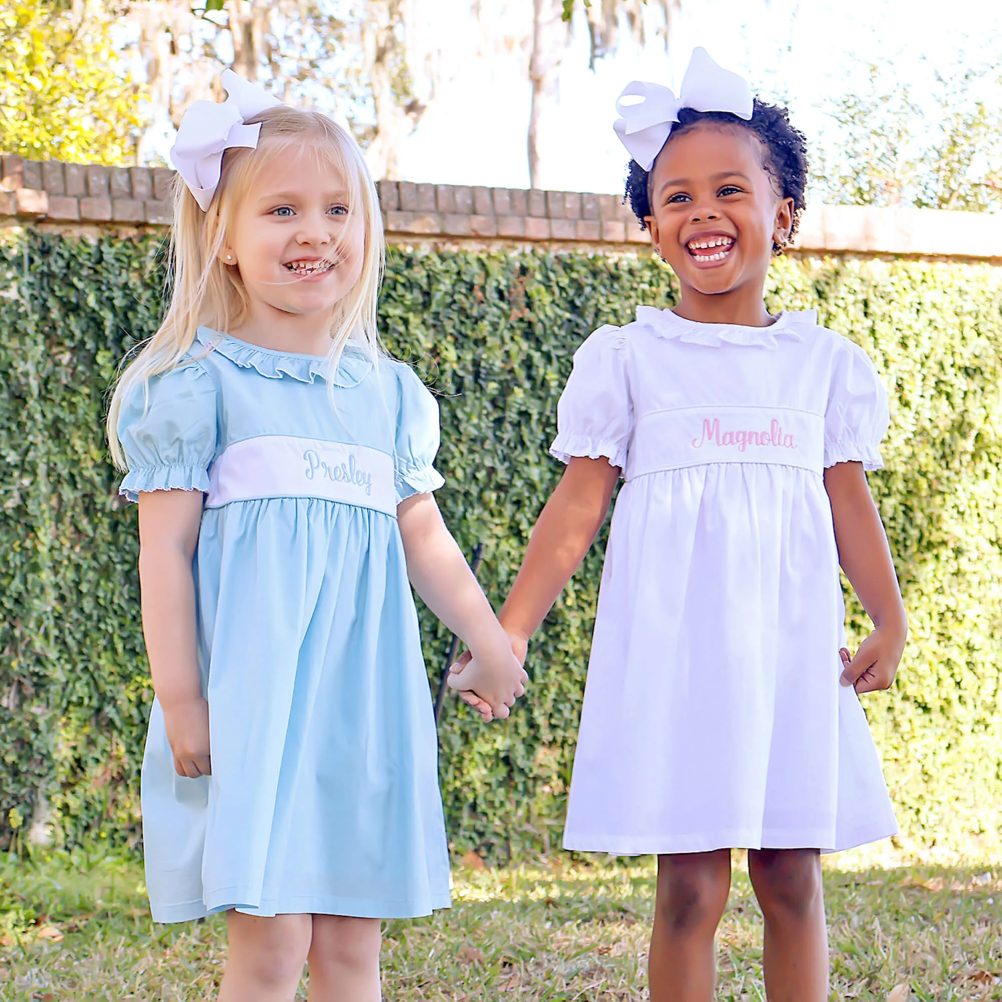 Light Blue Ruffle Collared Dress - Image 4