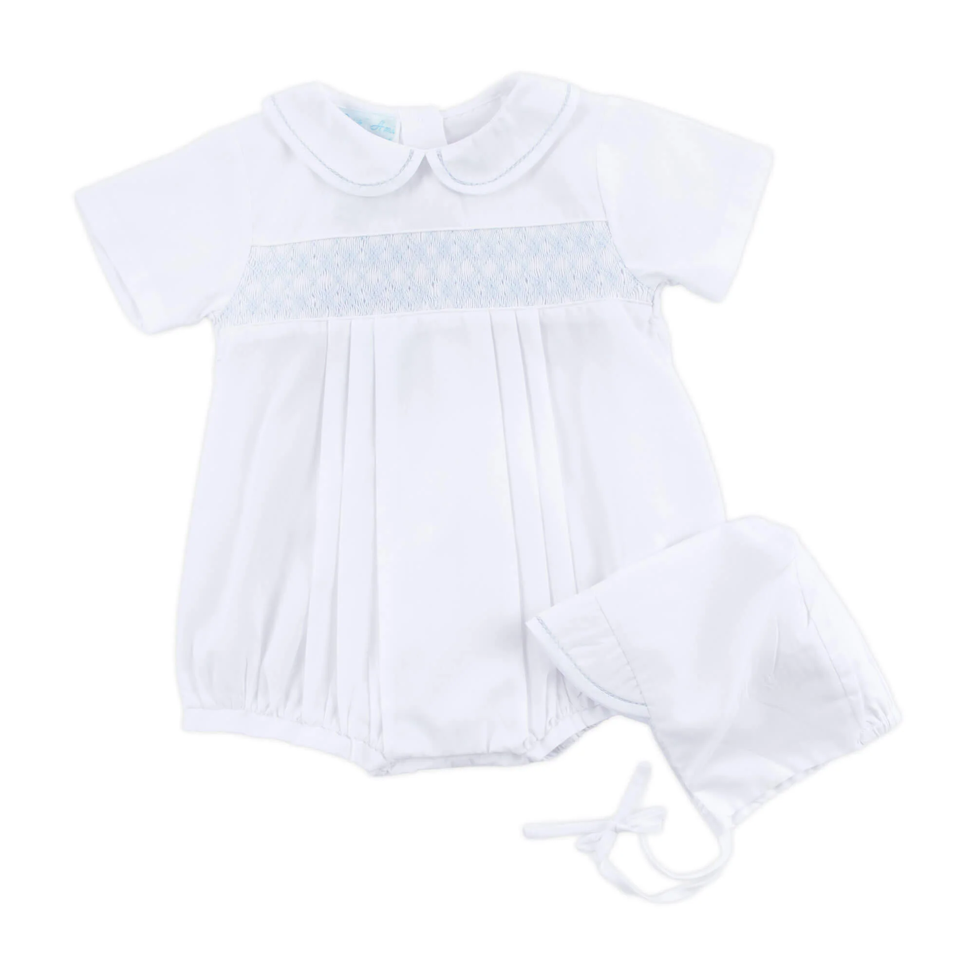 Classic Smocked Bubble with Bonnet - Image 3
