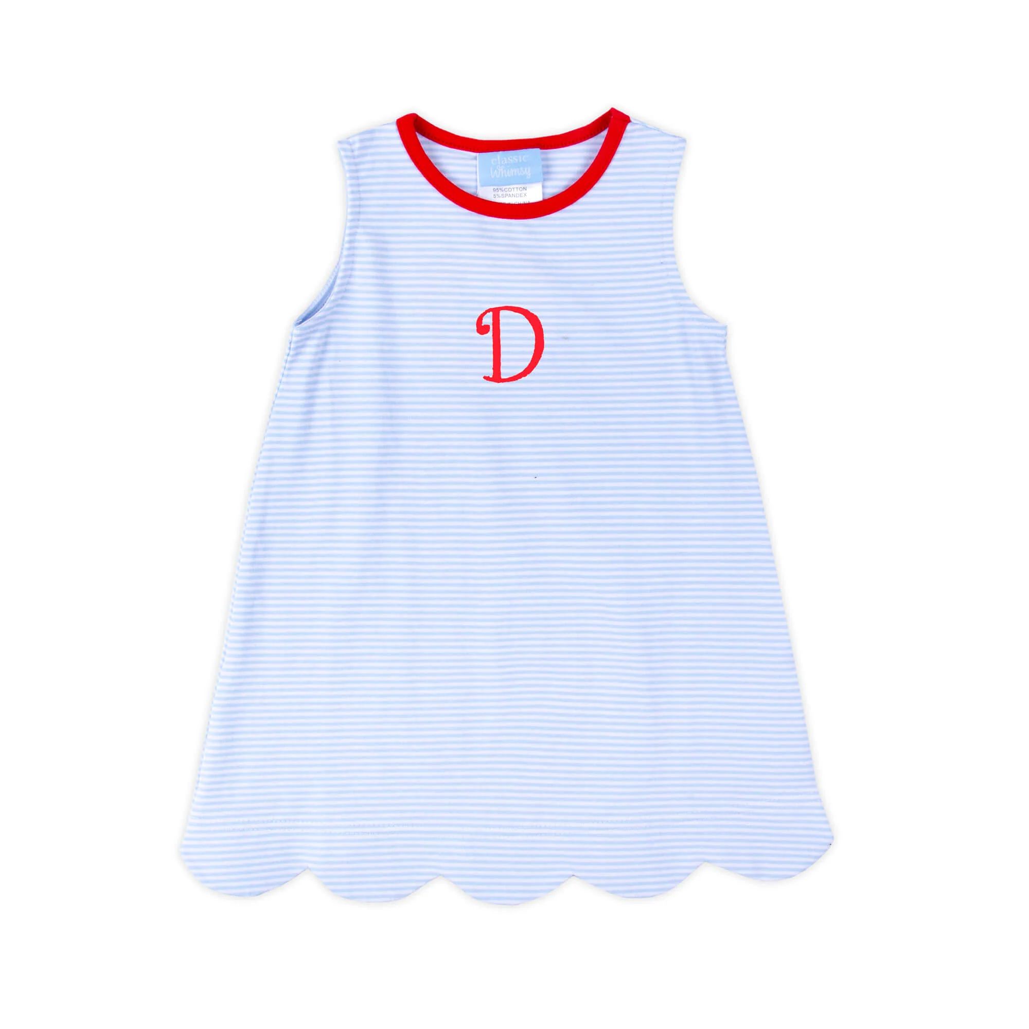 Light Blue Stripe Liv Dress - Image 2