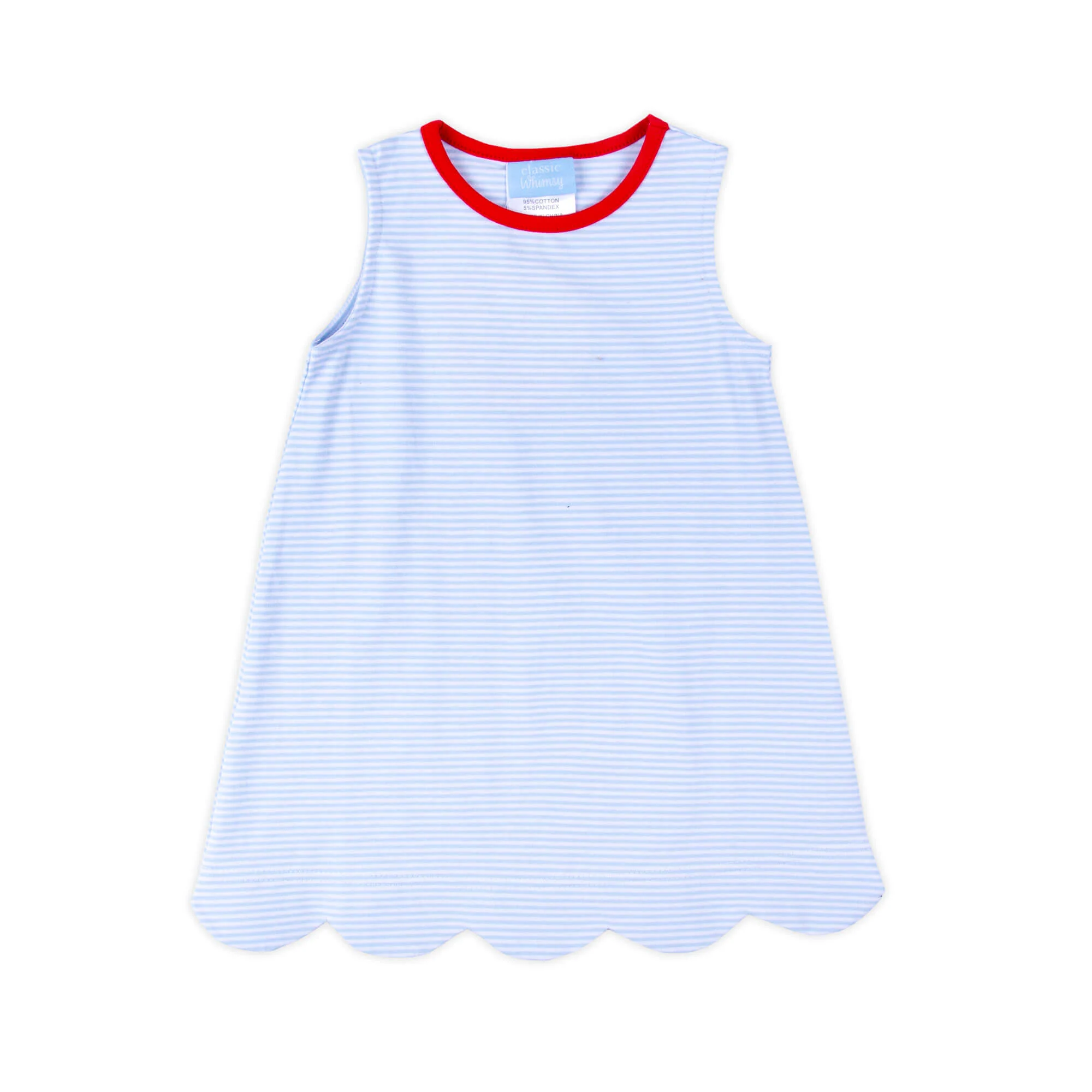 Light Blue Stripe Liv Dress - Image 4