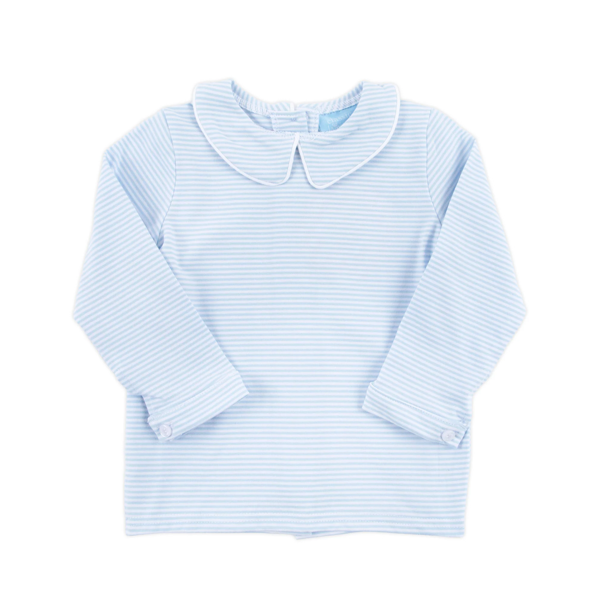 Light Blue Stripe Undershirt - Image 3