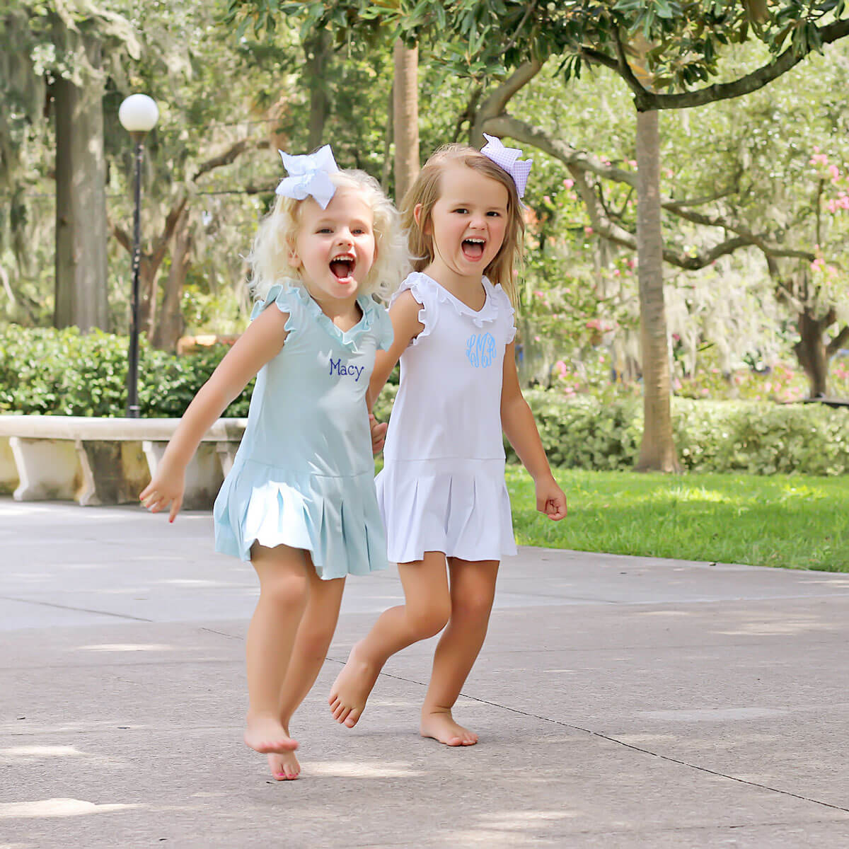 Light Blue Ruffle Tennis Dress - Image 11