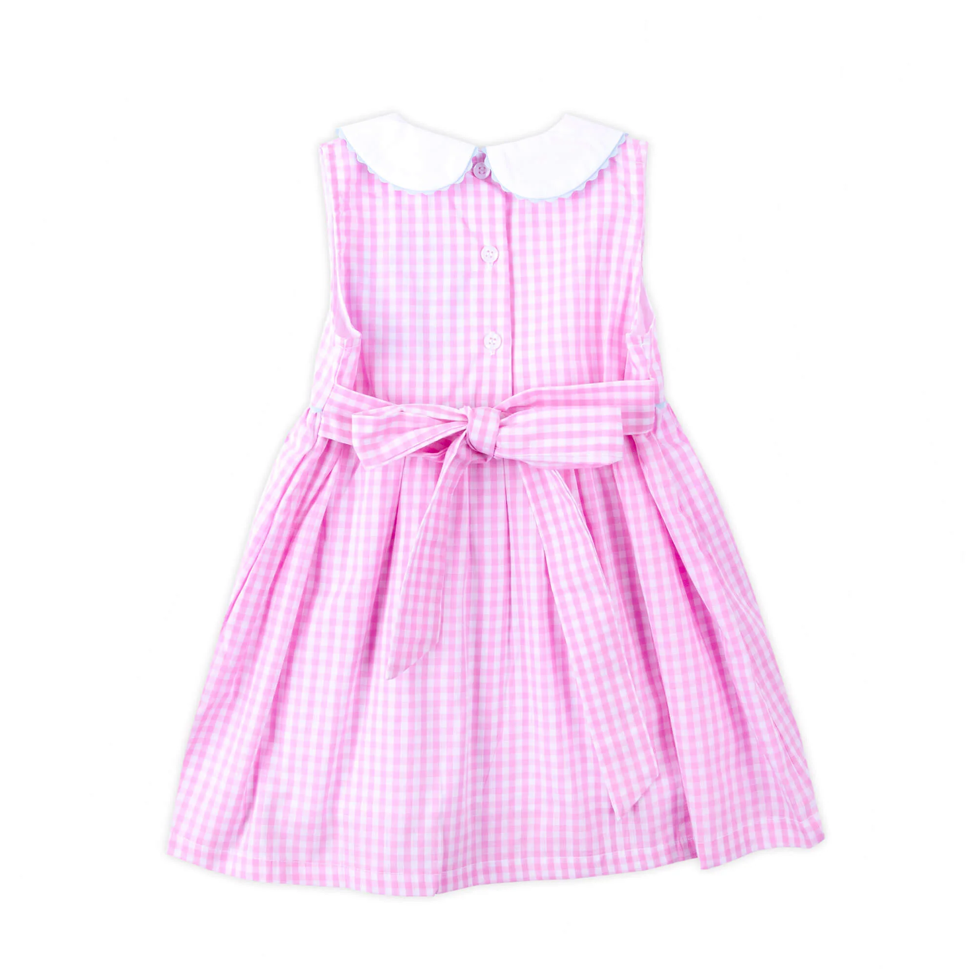 Light Pink Gingham Heidi Dress - Image 2