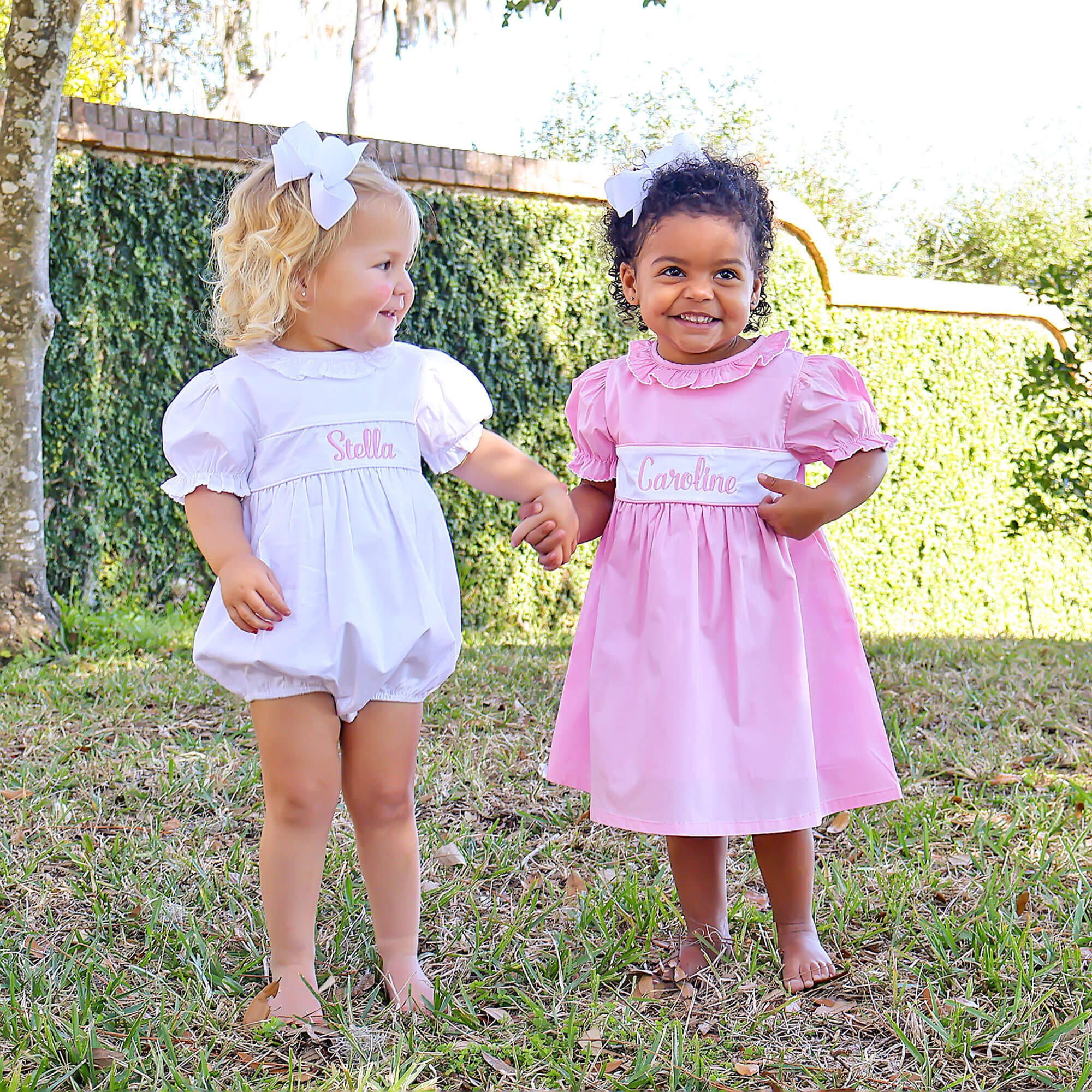 Light Pink Ruffle Collared Dress - Image 3