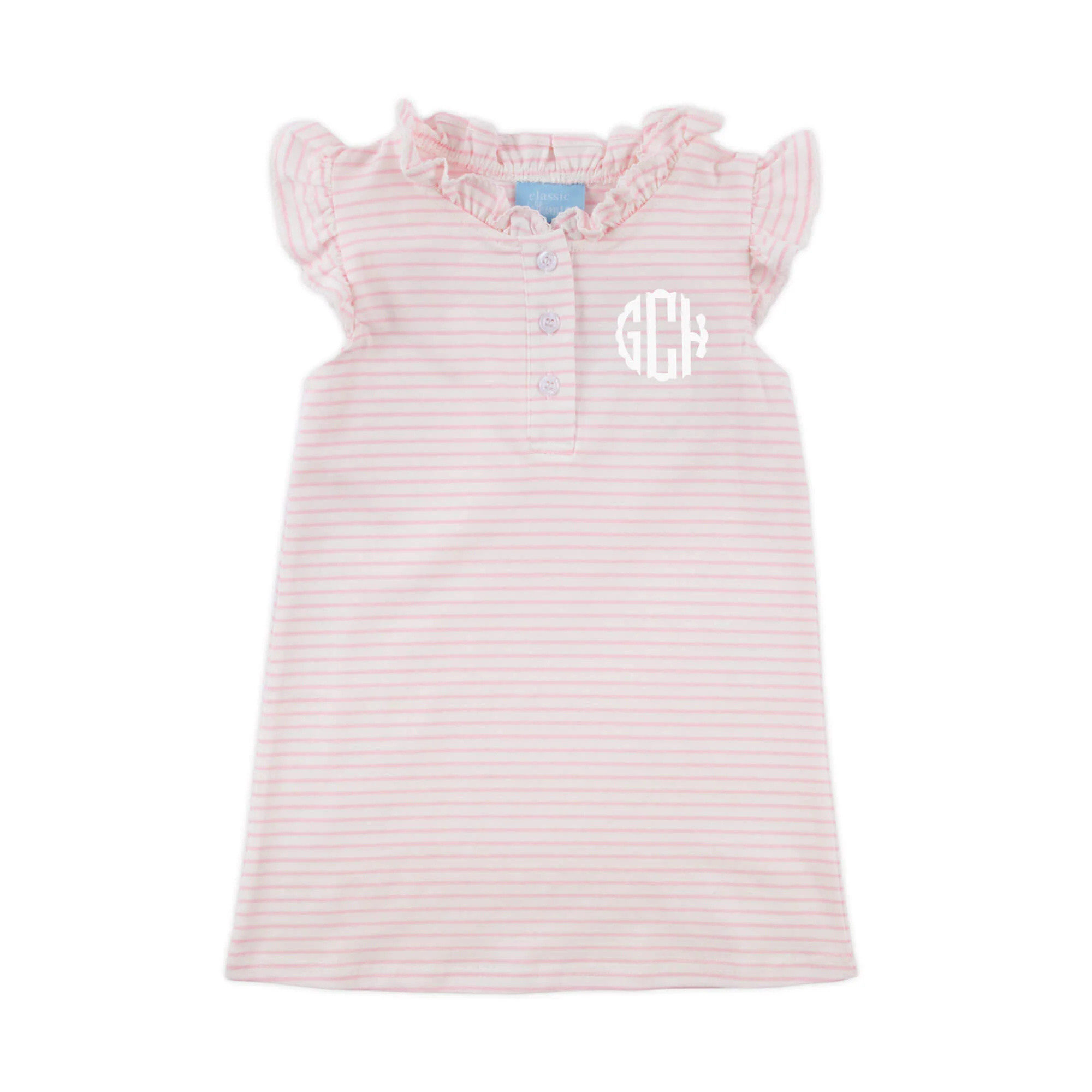 Light Pink Stripe Nicole Dress - Image 2