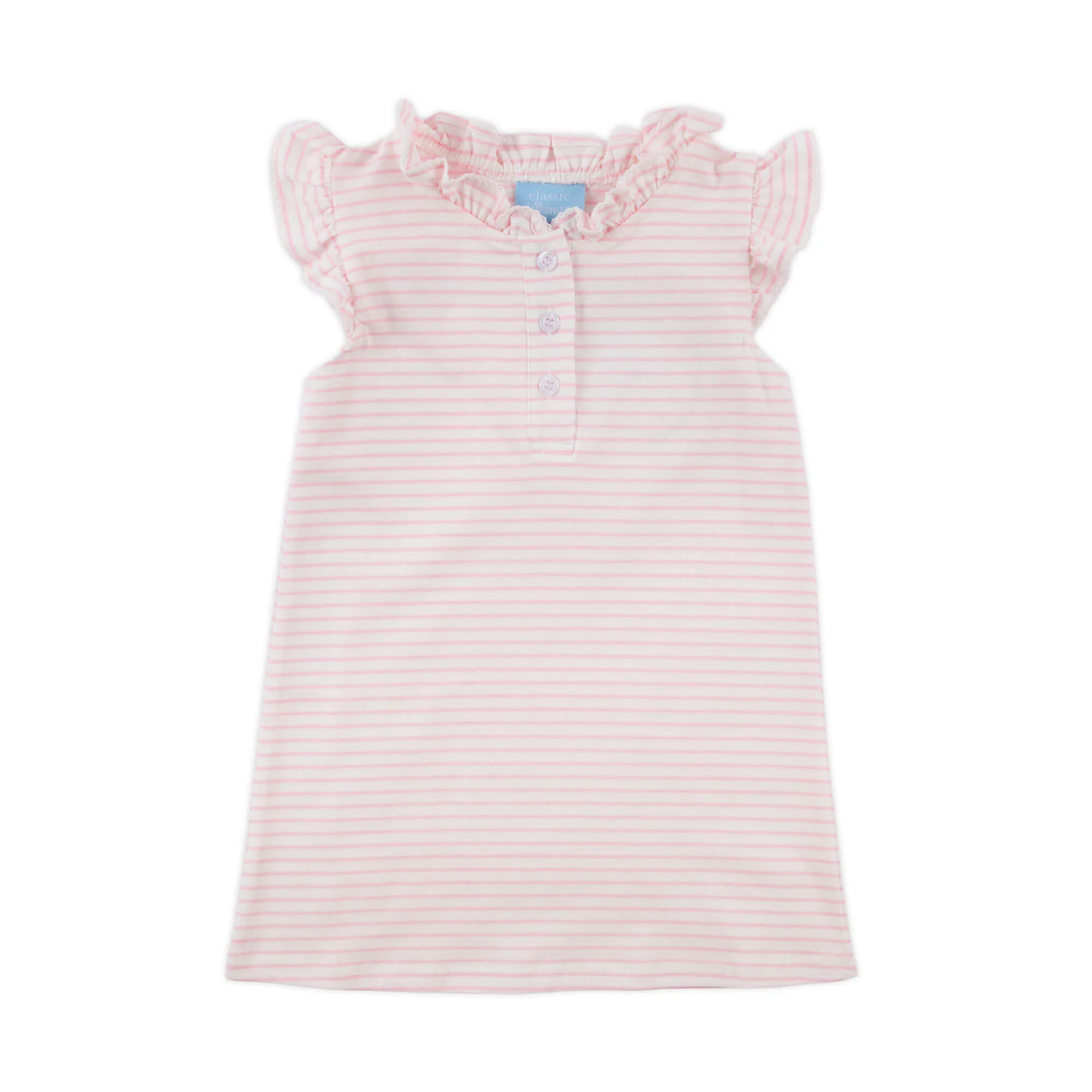 Light Pink Stripe Nicole Dress - Image 4