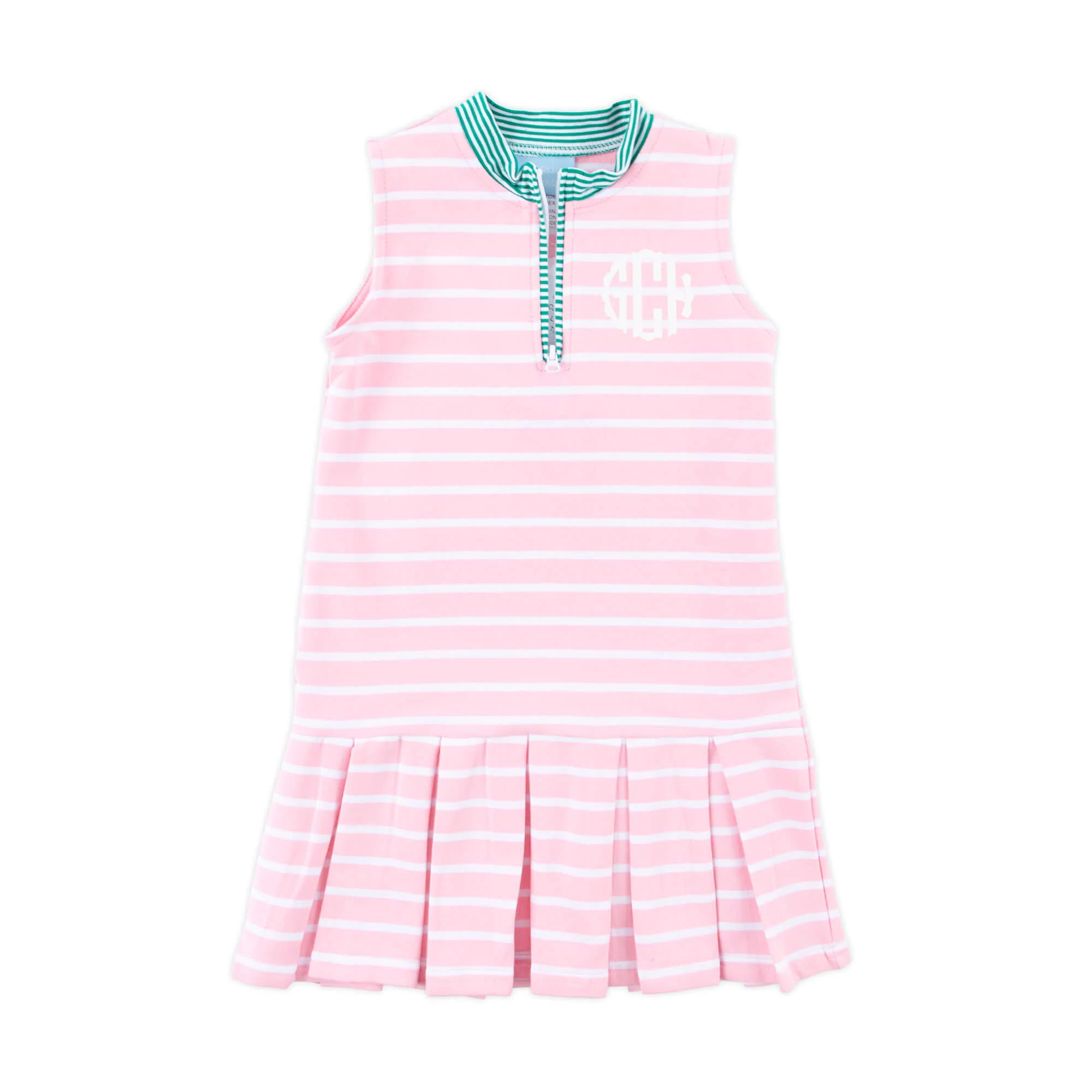Light Pink Stripe Tennis Dress - Image 2