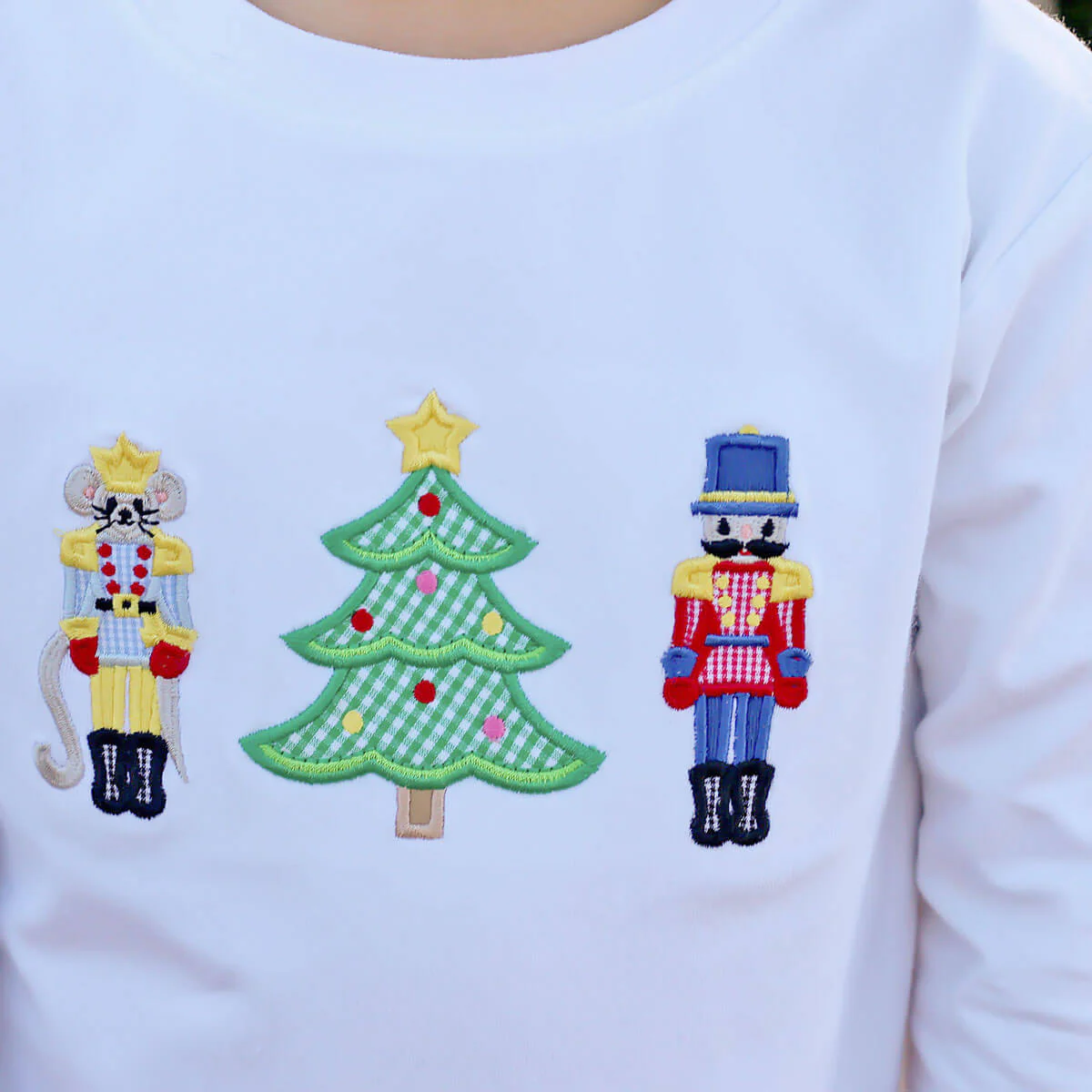 Nutcracker White Long Sleeve Shirt - Image 6