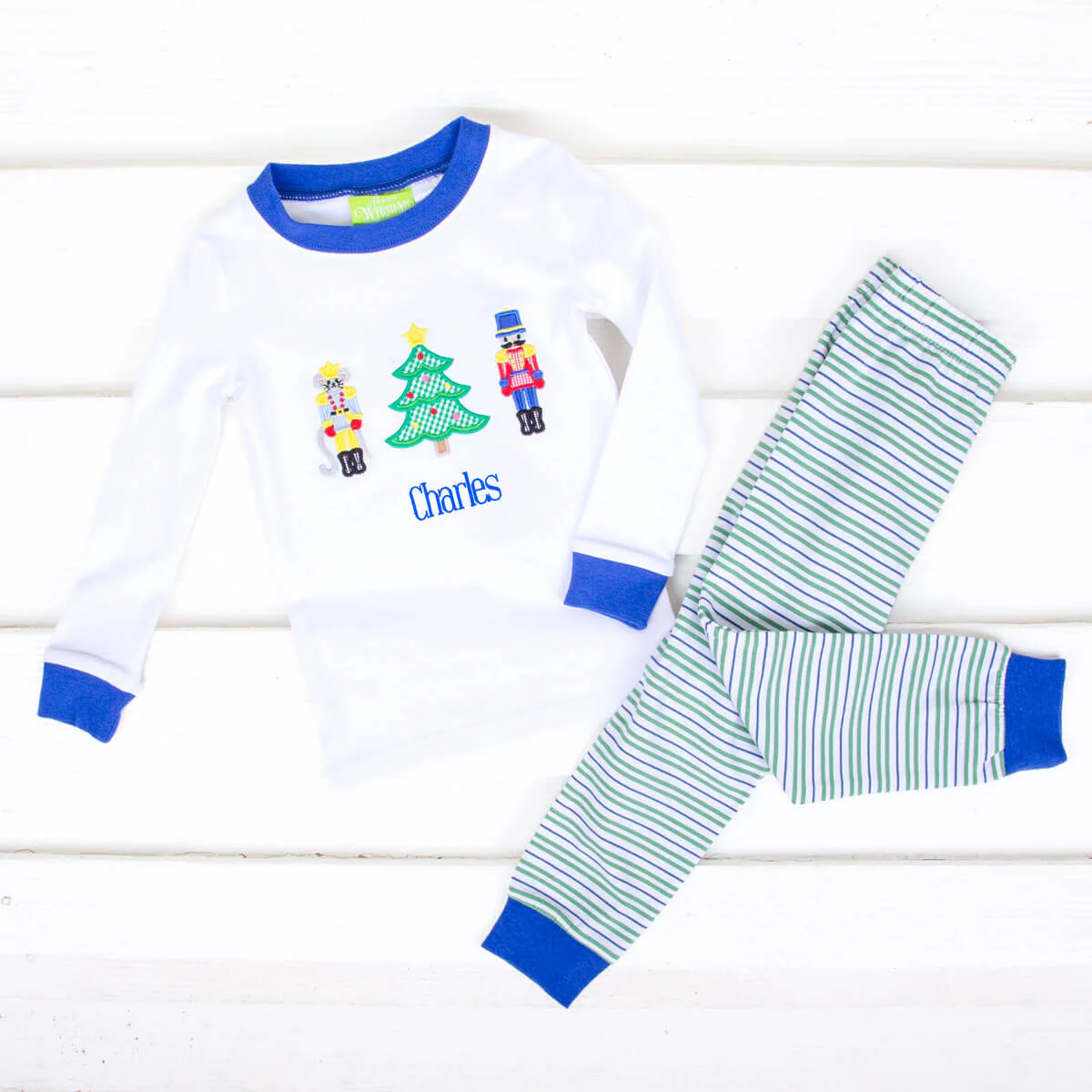 Nutcracker Blue Stripe Pajamas - Image 3
