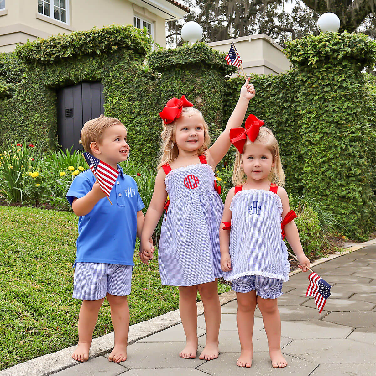 Royal Gingham Lydia Dress - Image 4
