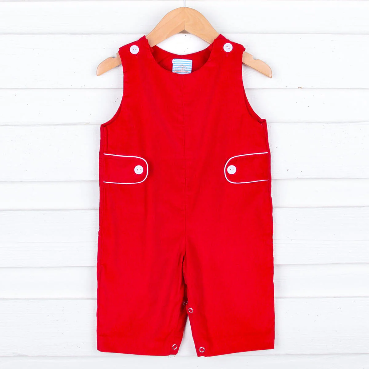 Longall Red Corduroy with Tabs - Image 2
