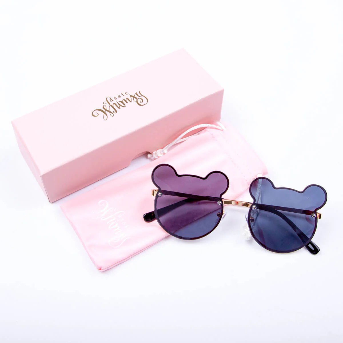 Magical Mouse Ears Youth Gold Sunglasses - Image 6