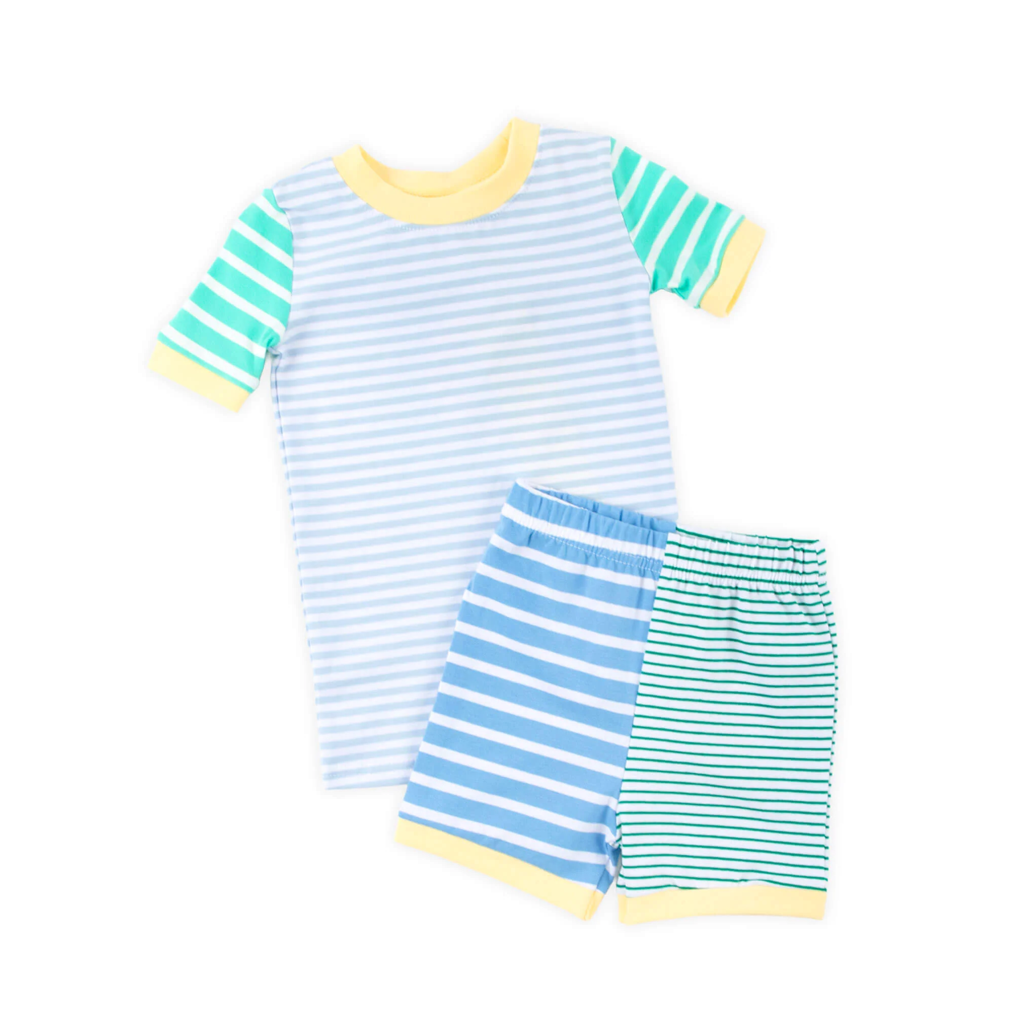 Colorblock Boy Short Pajamas - Image 5
