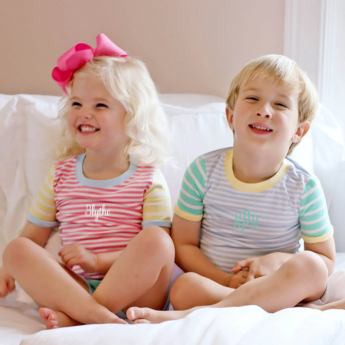 Colorblock Boy Short Pajamas - Image 6