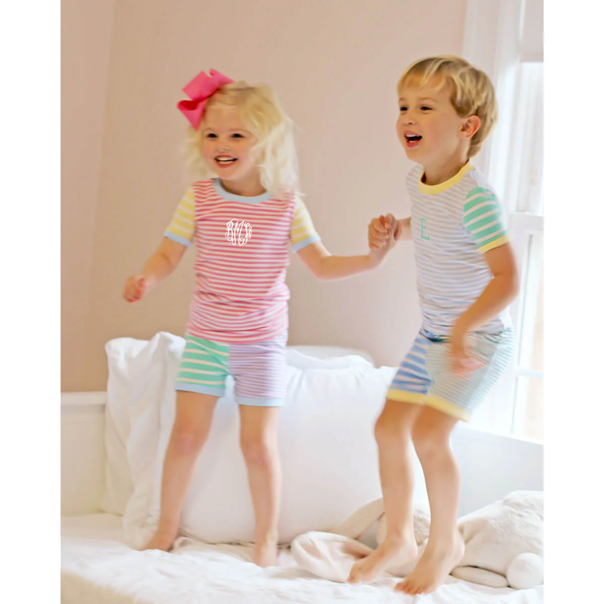 Colorblock Boy Short Pajamas - Image 7