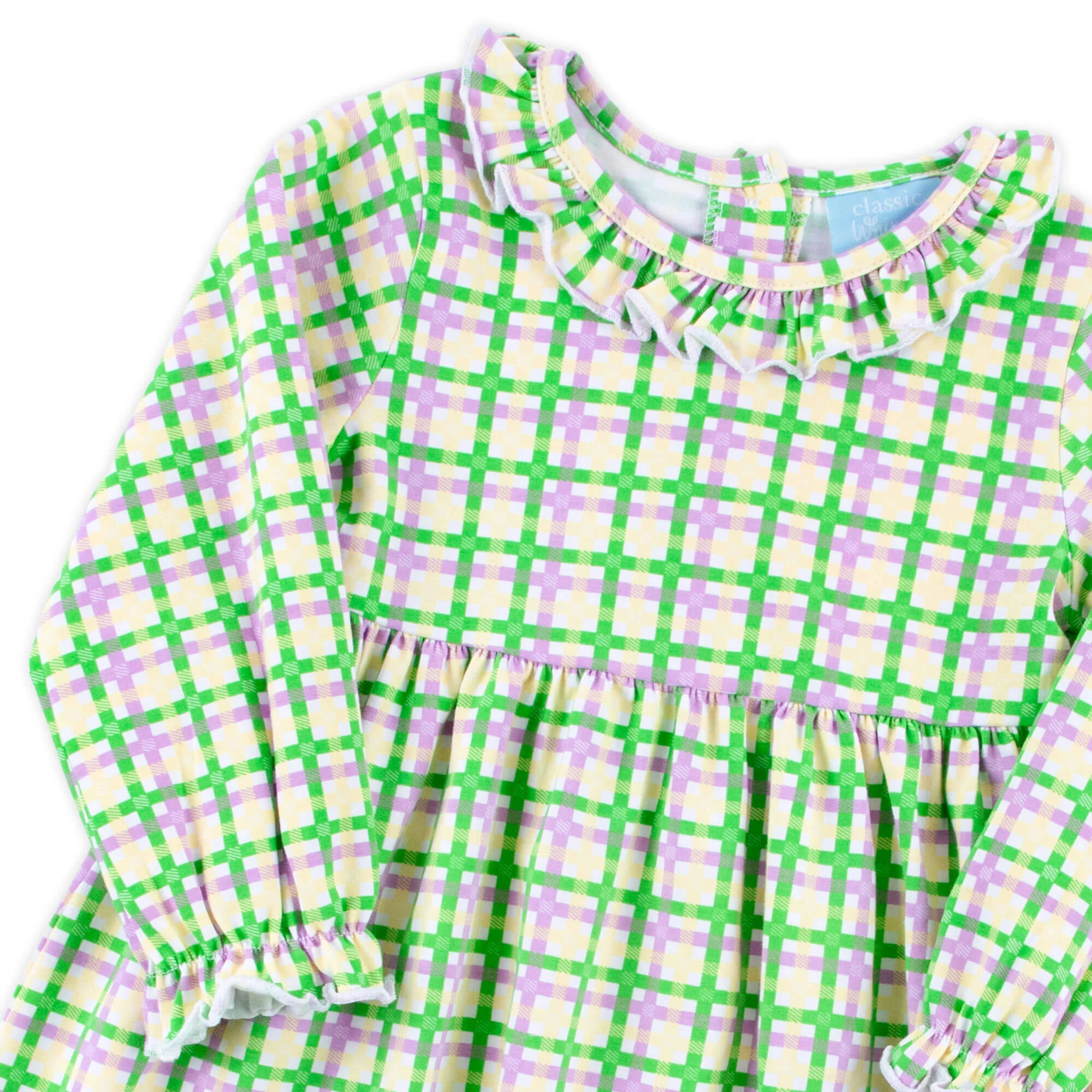 Mardi Gras Plaid Eden Dress - Image 2