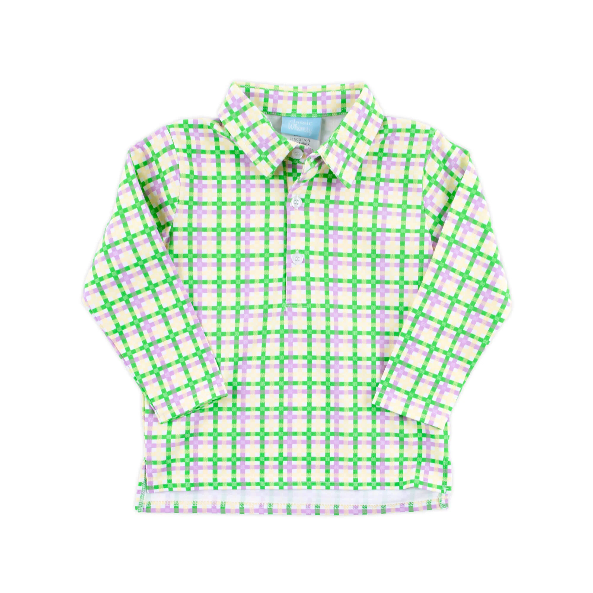 Mardi Gras Plaid Polo - Image 5