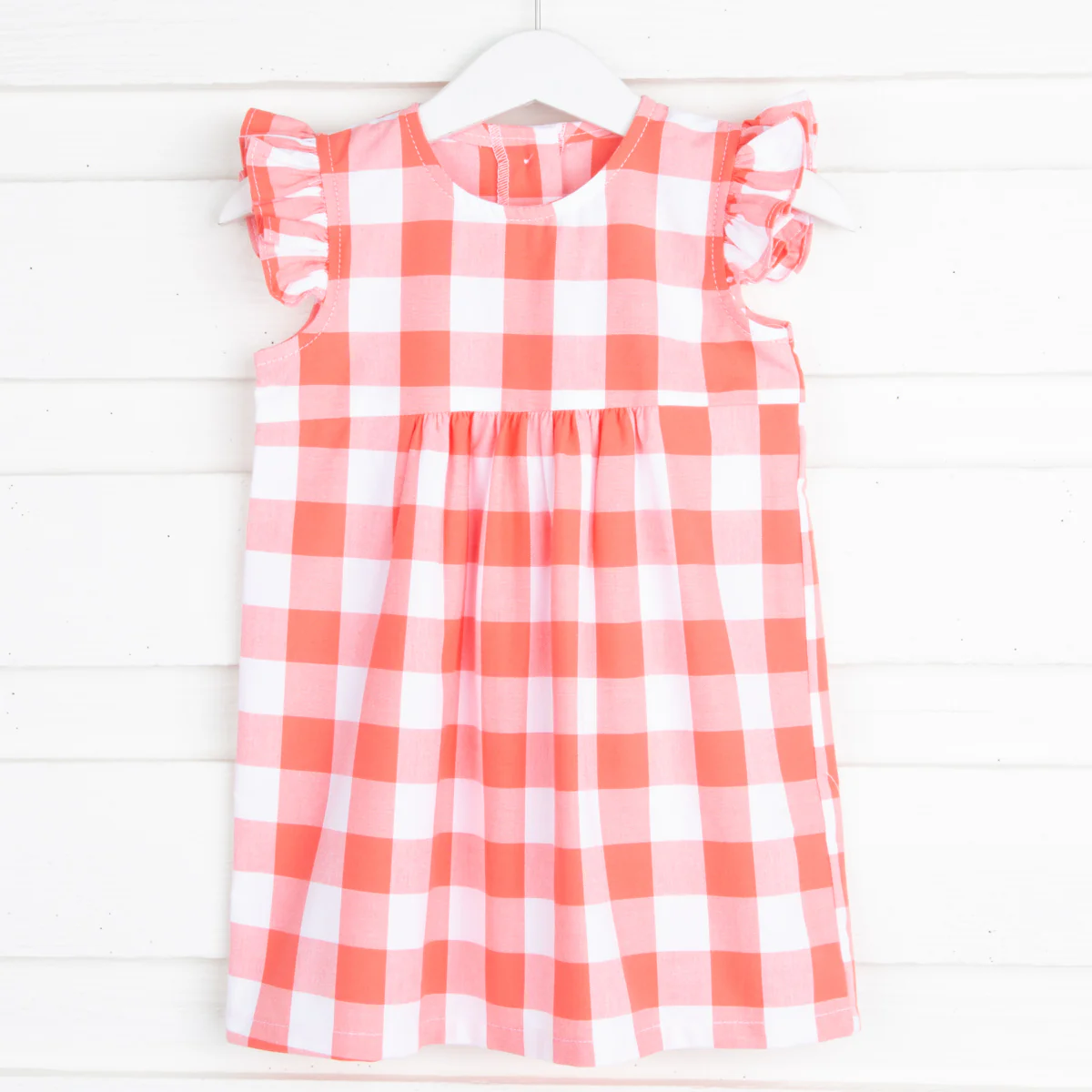 Melon Check Anna Dress - Image 2