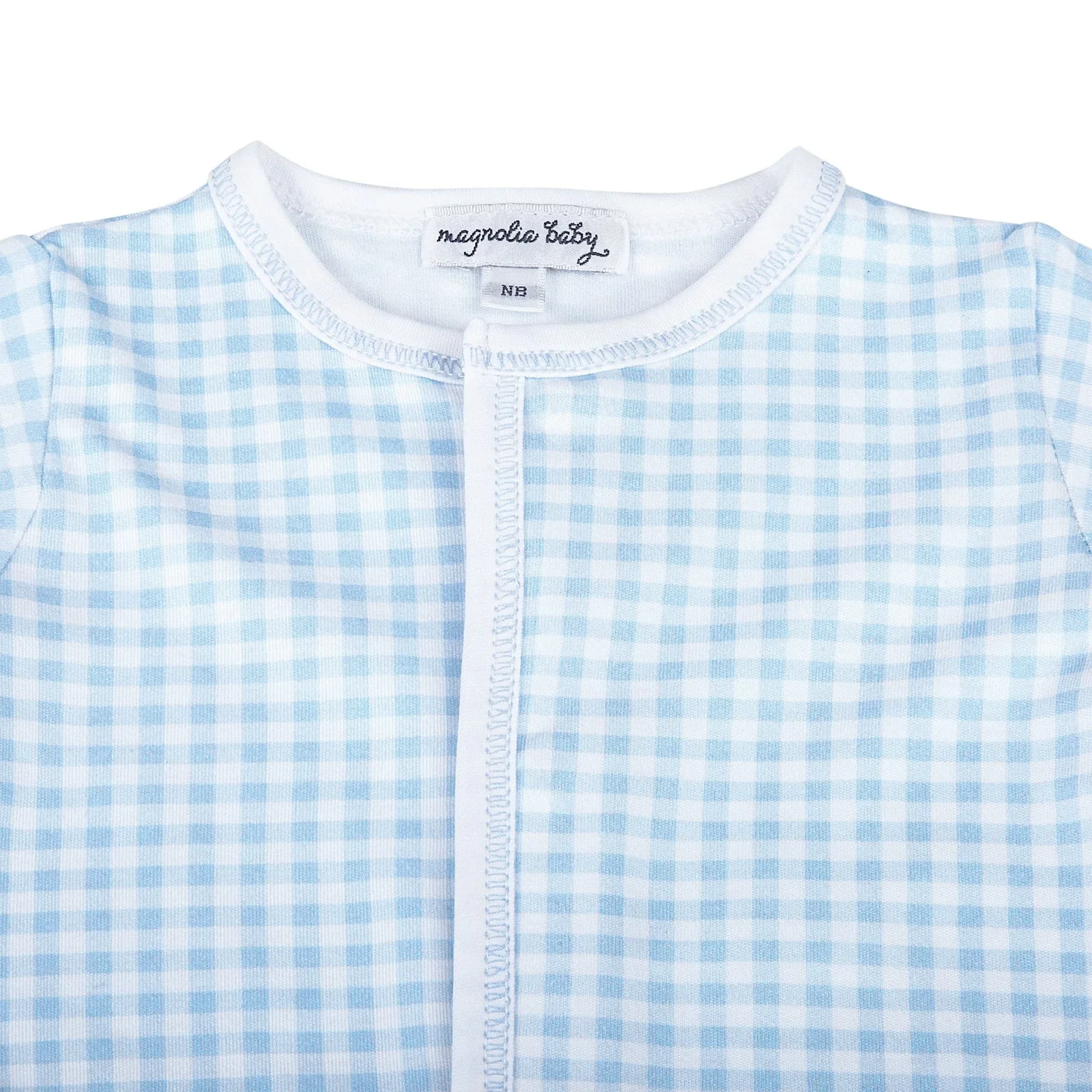 Mini Checks Knit Basic Converter Gown - Image 3