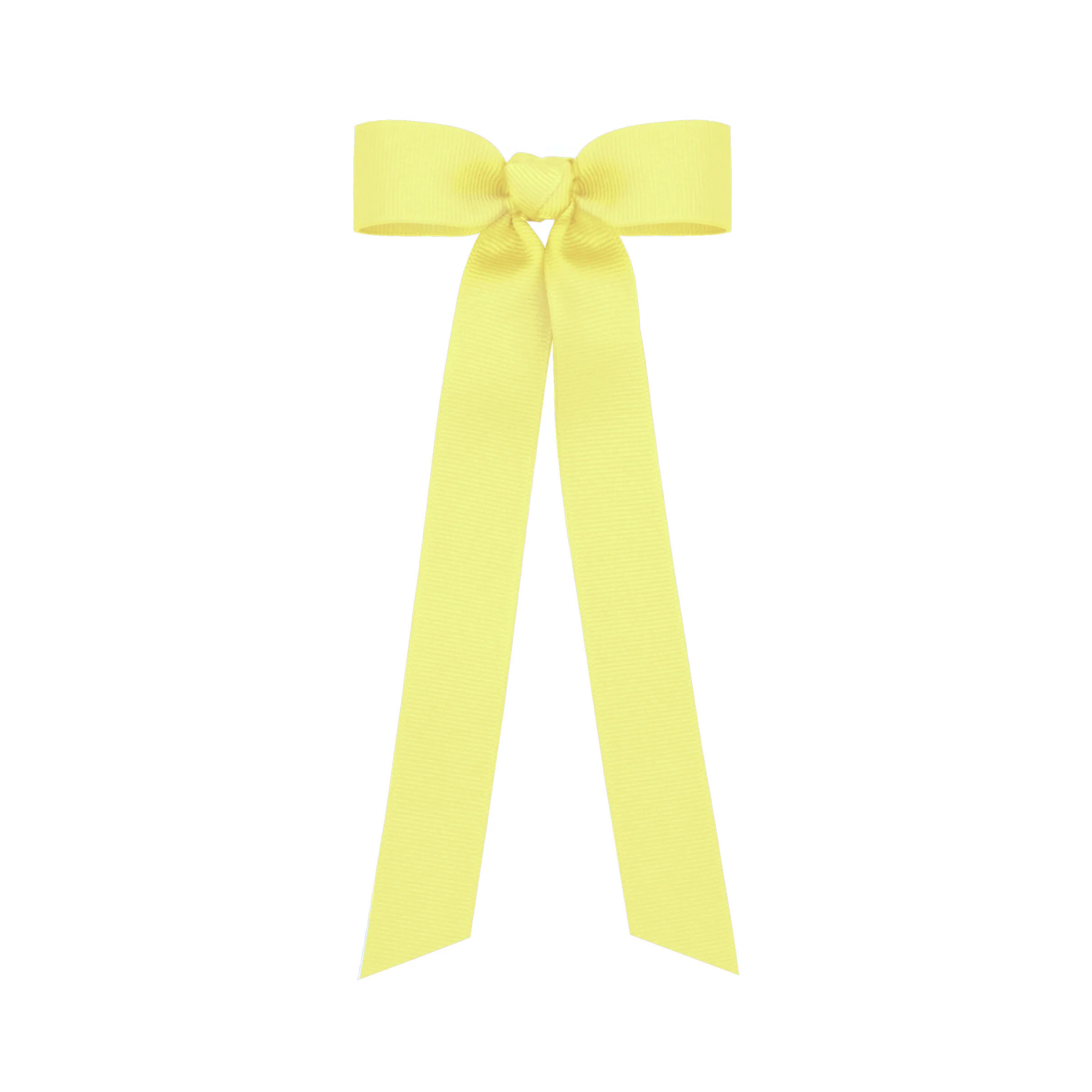 Grosgrain Hair Bowtie with Knot Streamer - Image 10