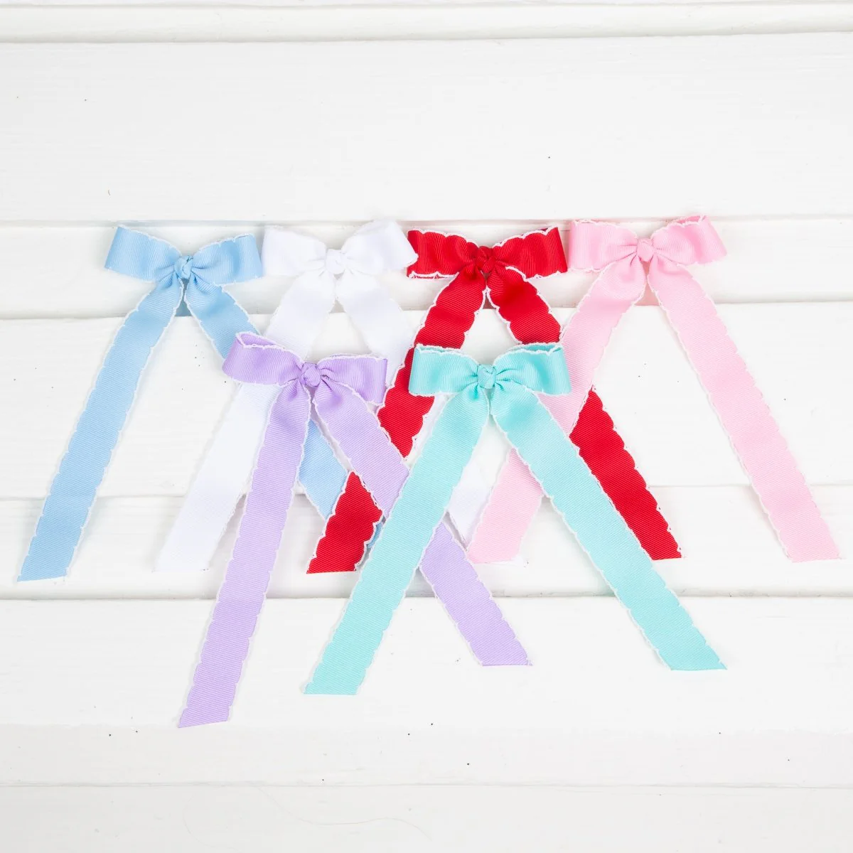 Mini Grosgrain Moonstitch Bow Streamer - Image 10