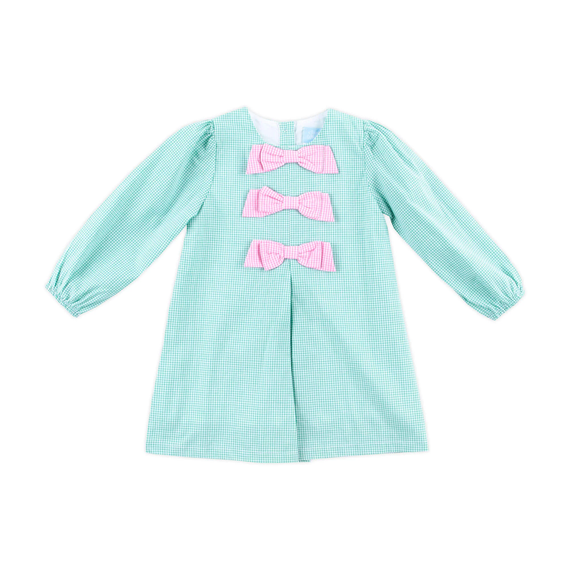 Mint Green Gingham Coco Dress - Image 4