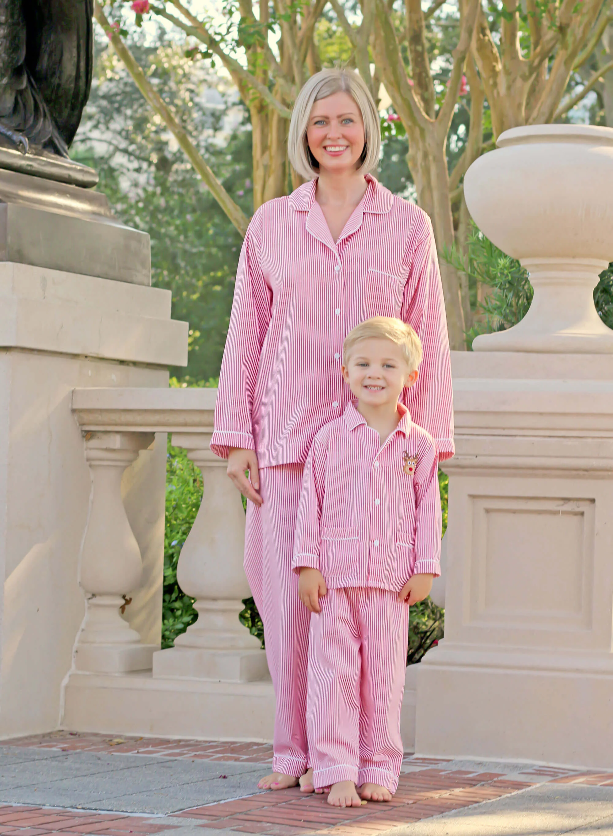Red Stripe Mom PJ Set - Image 3