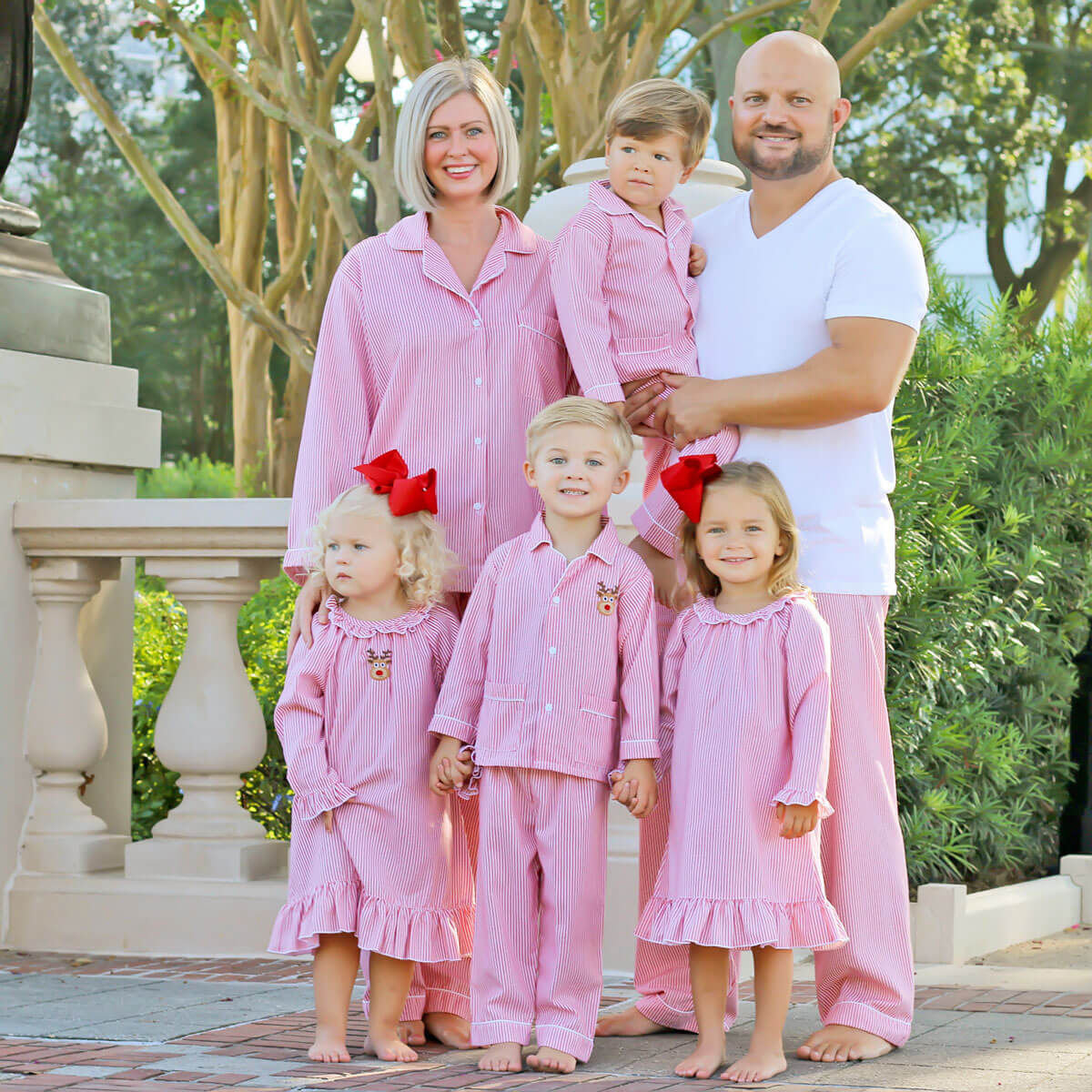 Red Stripe Mom PJ Set - Image 8