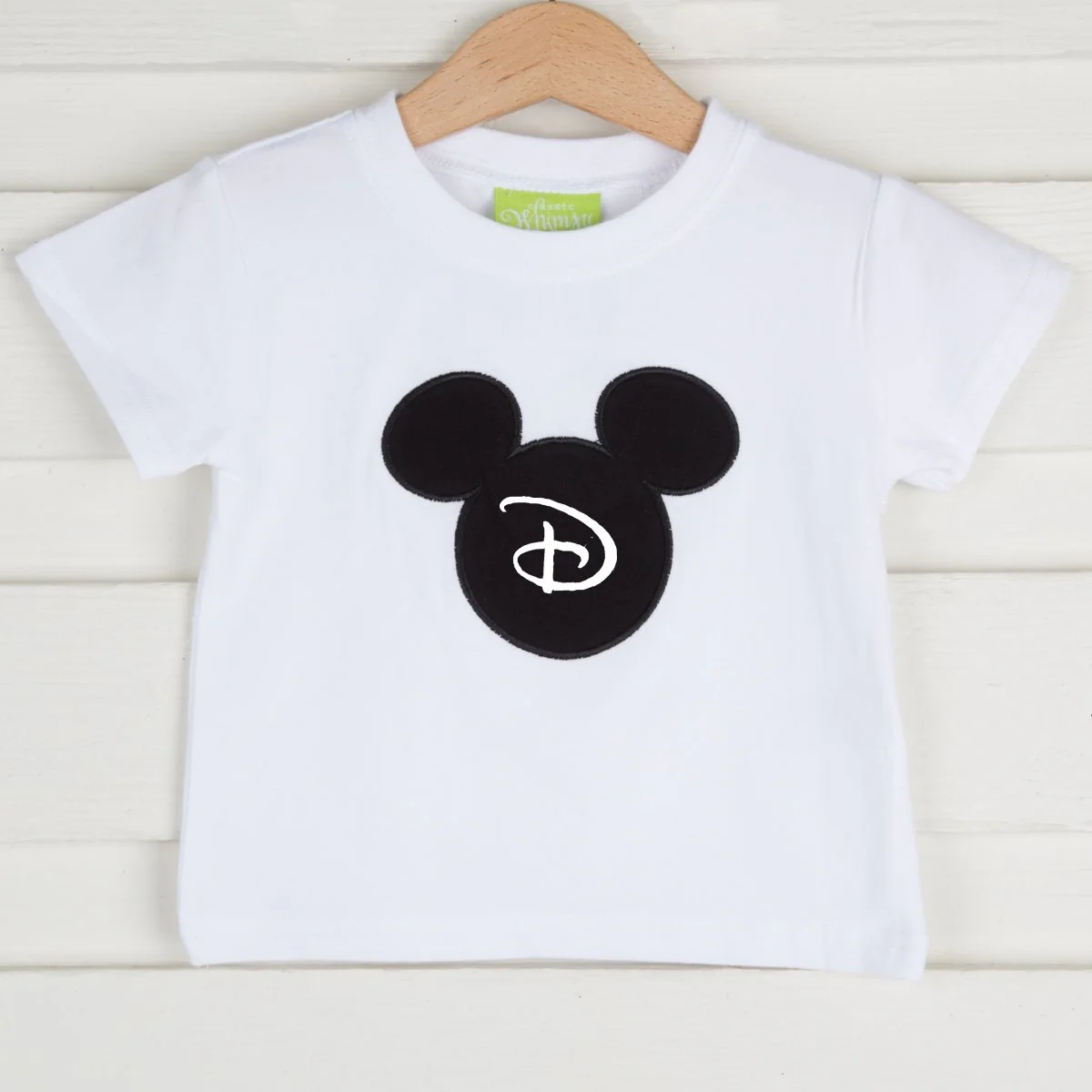 Mouse Ears Applique Shirt White - Image 5