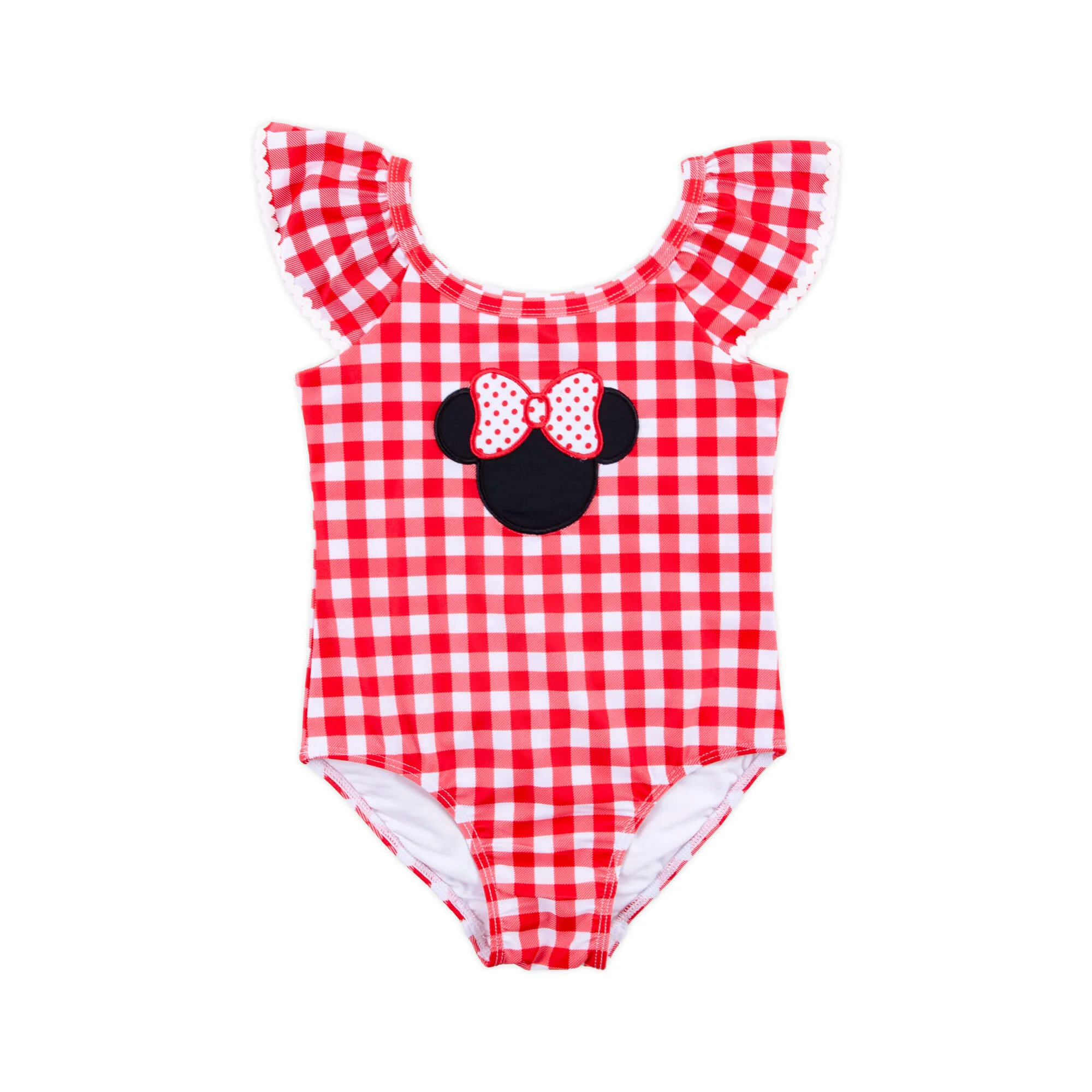 Mouse Ears Red Gingham One Piece Swimsuit - Image 4