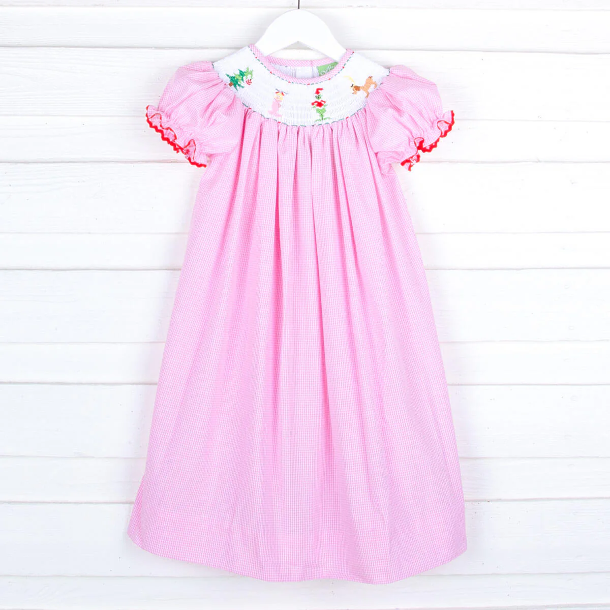 Mr. Grouch Smocked Bishop Dress - Image 2