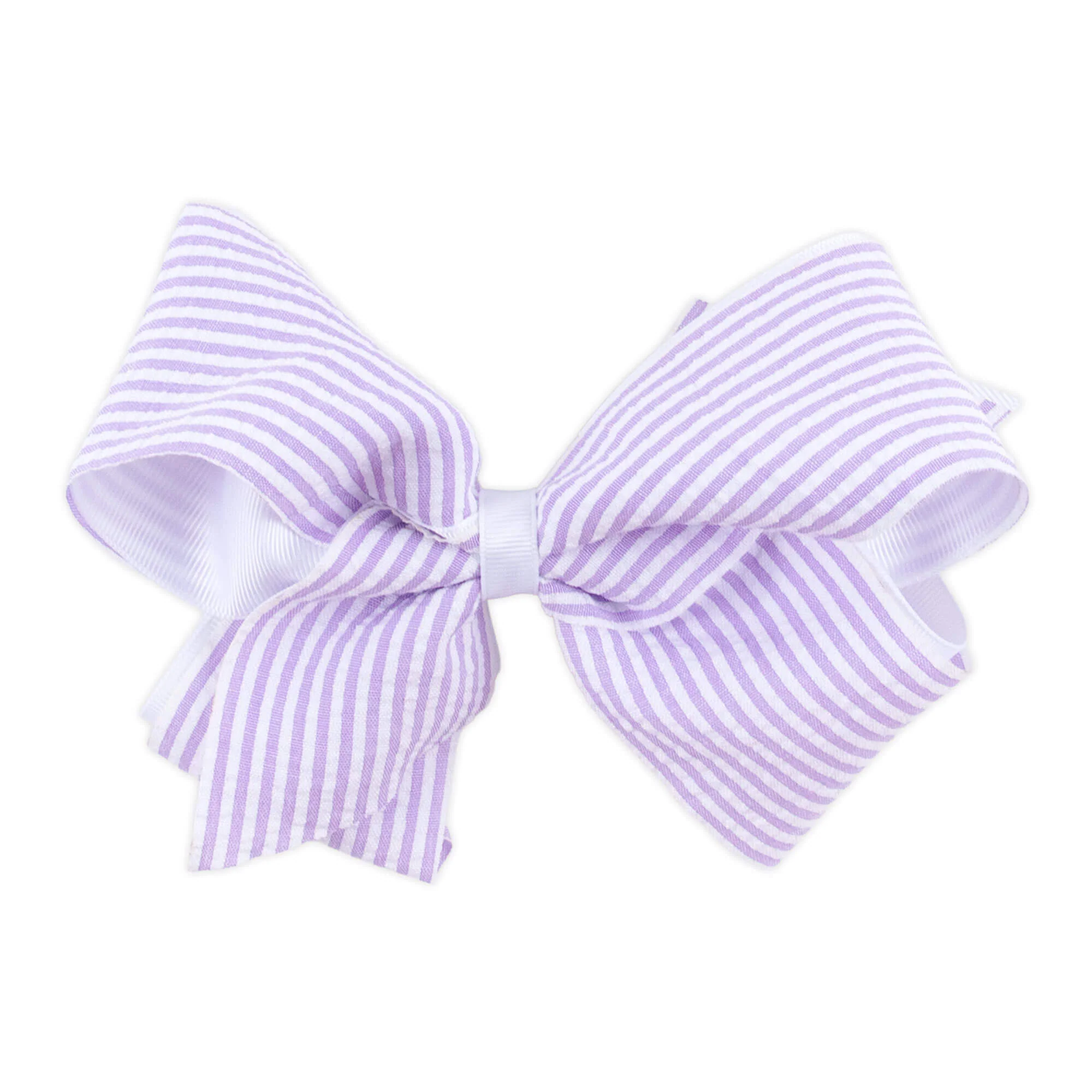 Stripe Seersucker Hair Bow - Image 10