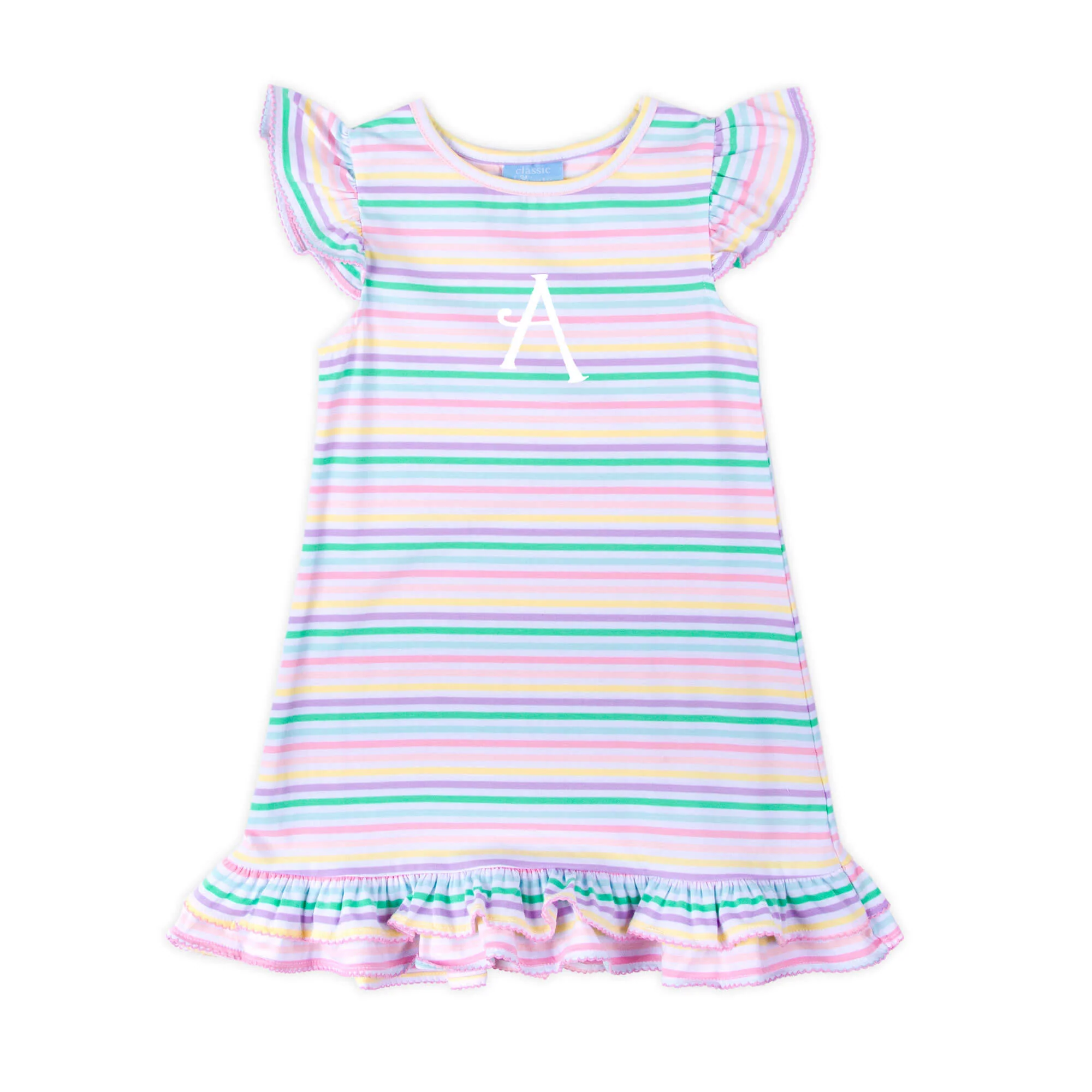 Pastel Pink Stripe Milly Dress - Image 2