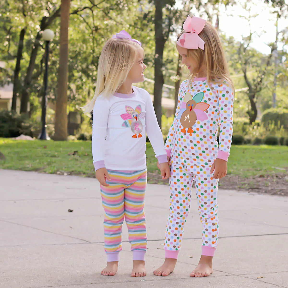 Turkey Multi Stripe Lavender Pajamas - Image 5