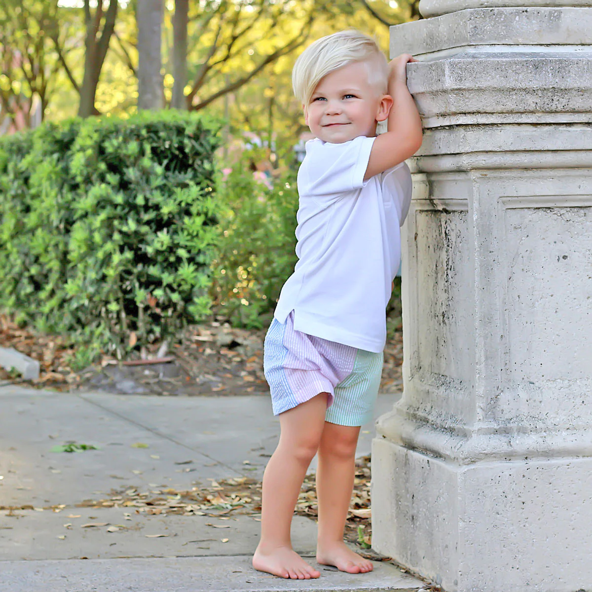 Multi Stripe Seersucker Shorts - Image 10