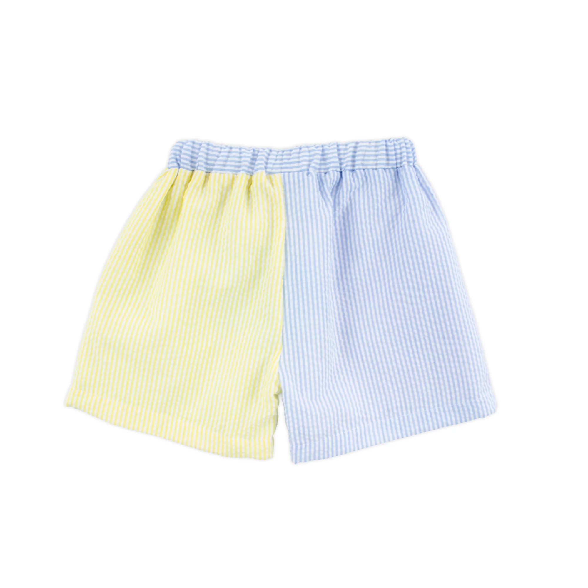 Multi Stripe Seersucker Shorts - Image 2