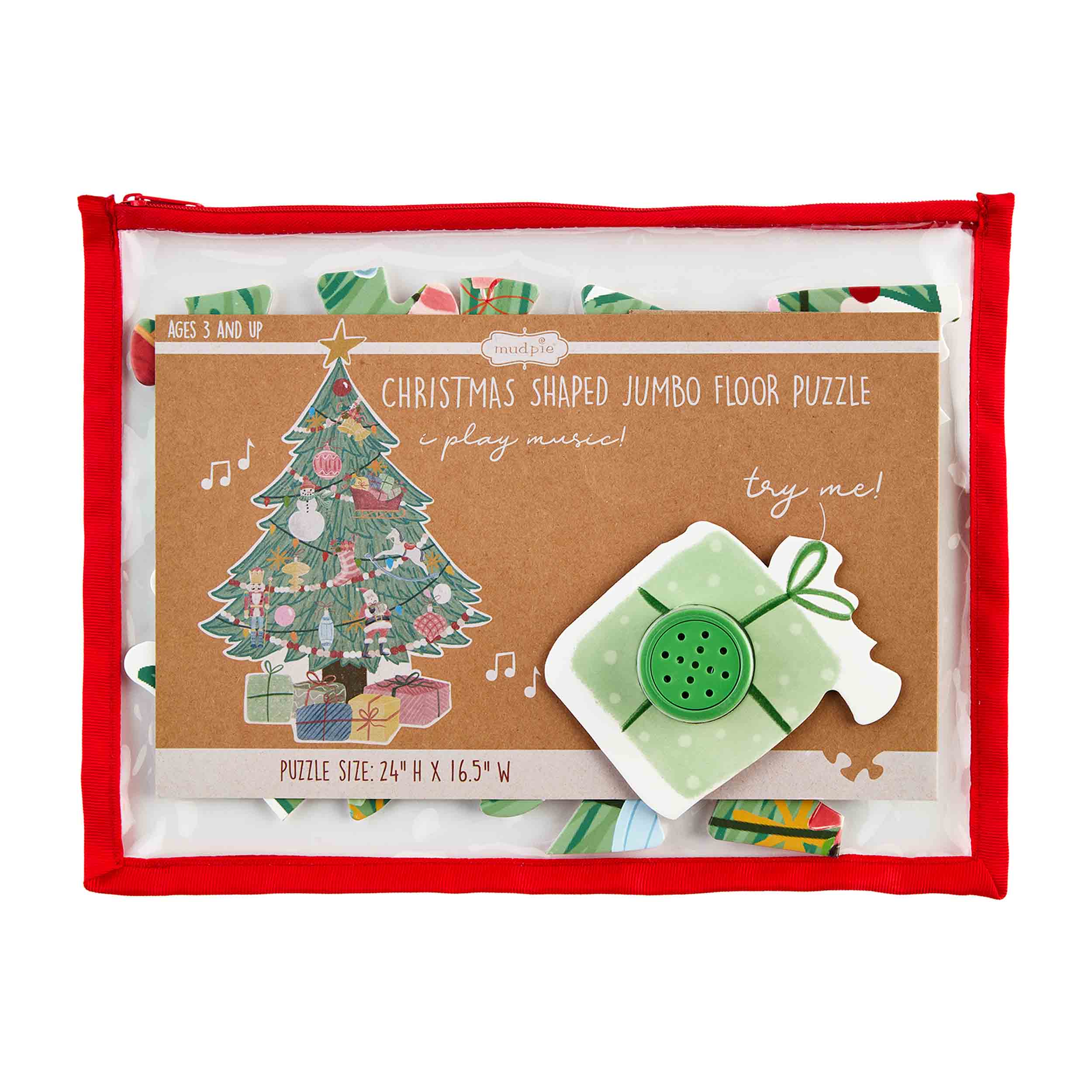 Musical Christmas Tree Floor Puzzle - Image 2