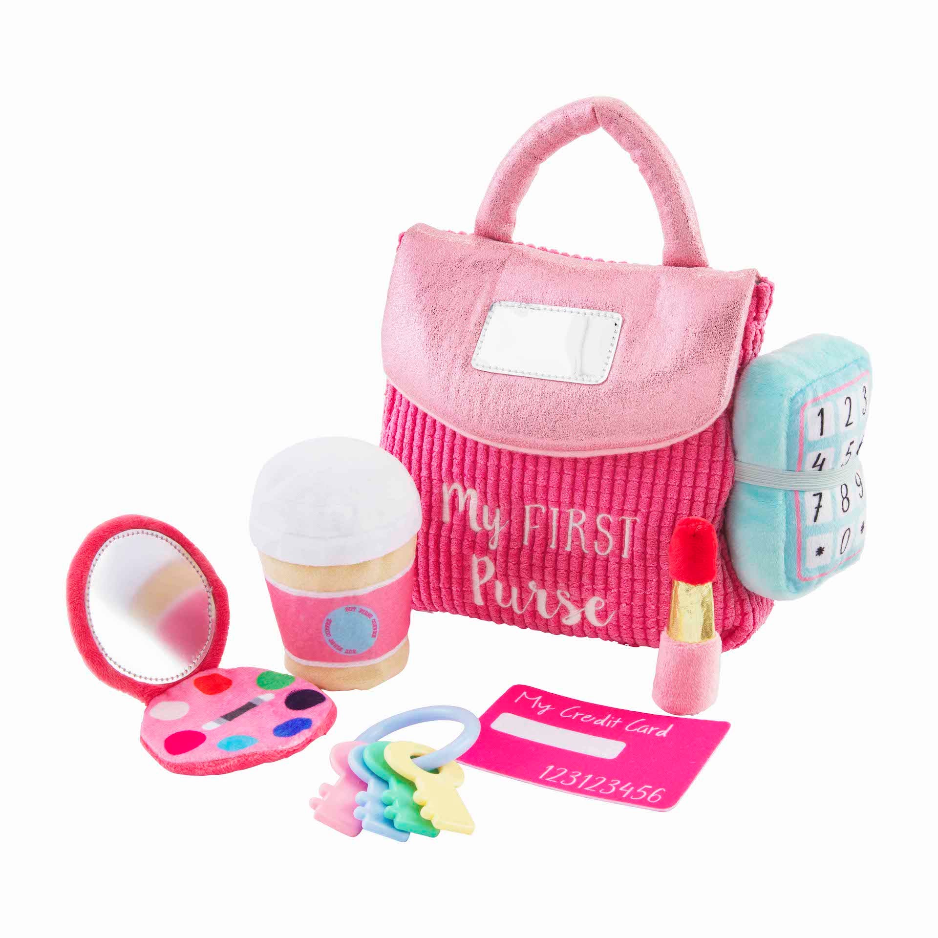 My First Purse Hot Pink Plush Set - Image 2