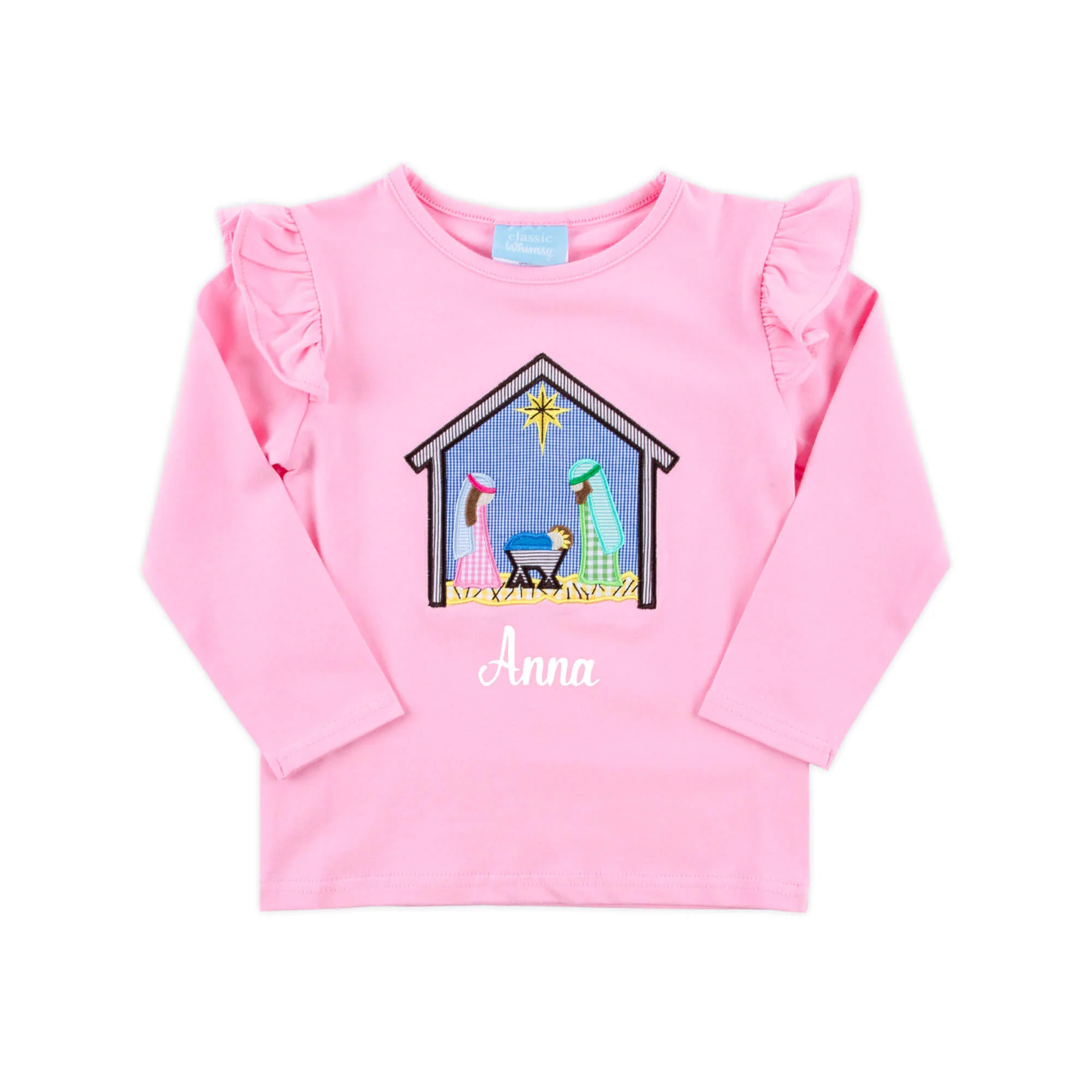 Nativity Pink Long Sleeve Top - Image 2