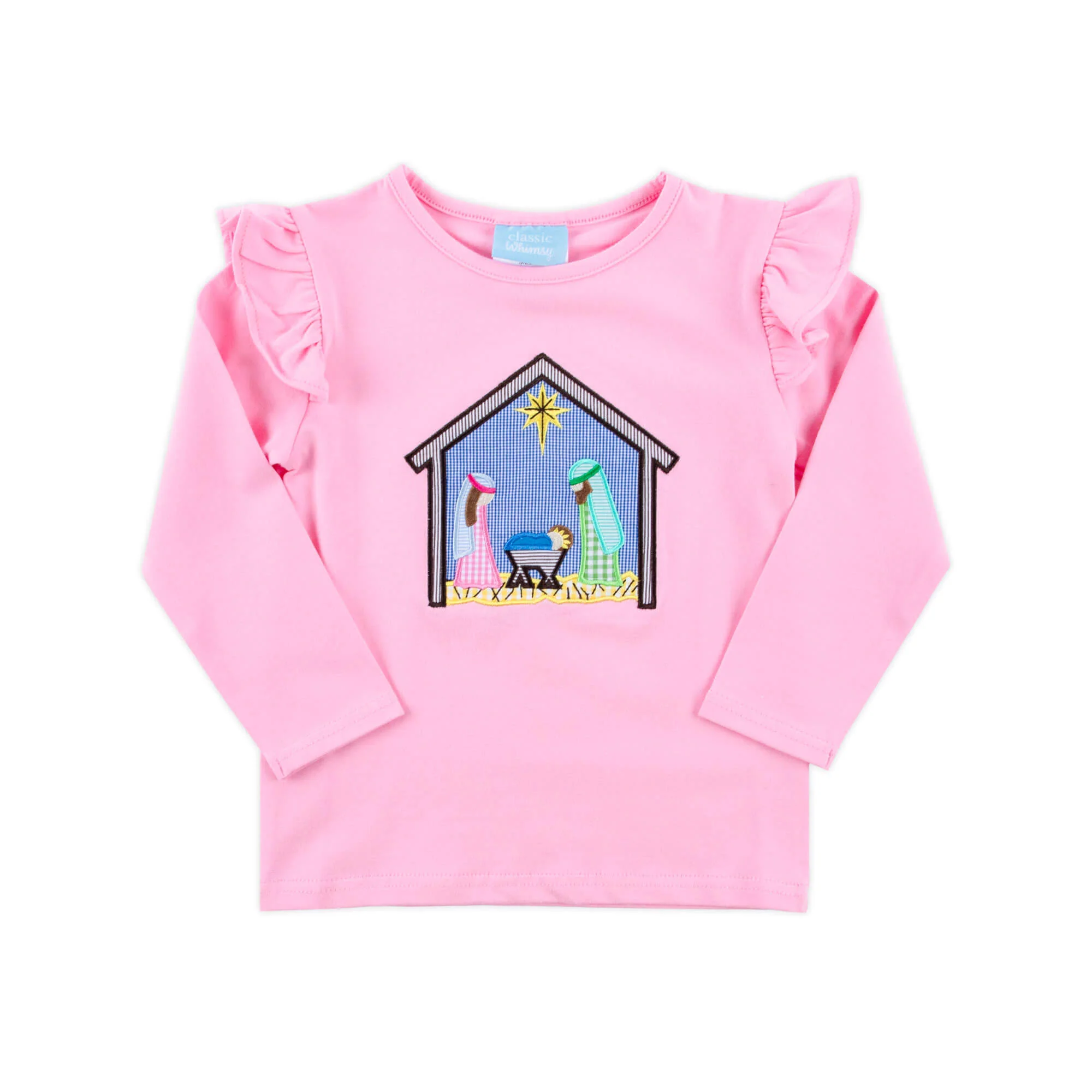 Nativity Pink Long Sleeve Top - Image 4