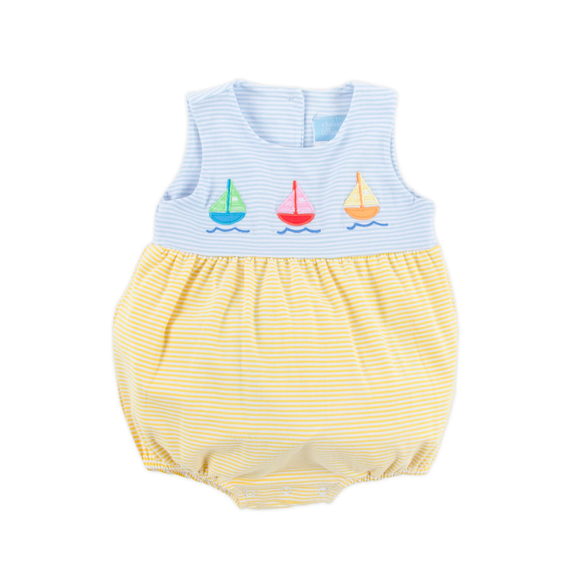 Nautical Adventure Light Blue Stripe Sun Bubble - Image 2