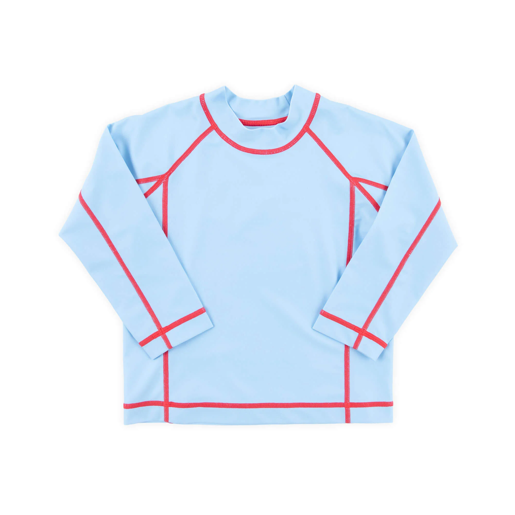 Nautical Blue with Red Trim Rash Guard - Image 4